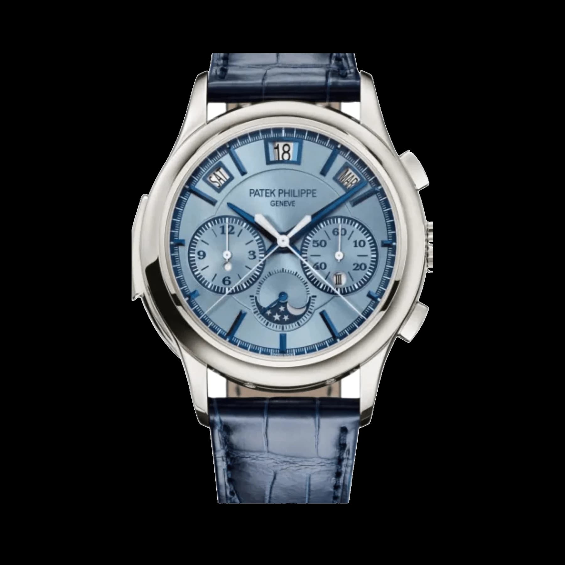 Patek Philippe Quadruple Grand Complications 5308G-001 Minute-Repeater Split-Seconds Chronograph Perpetual Calendar White Gold Ice Blue Dial (2025)