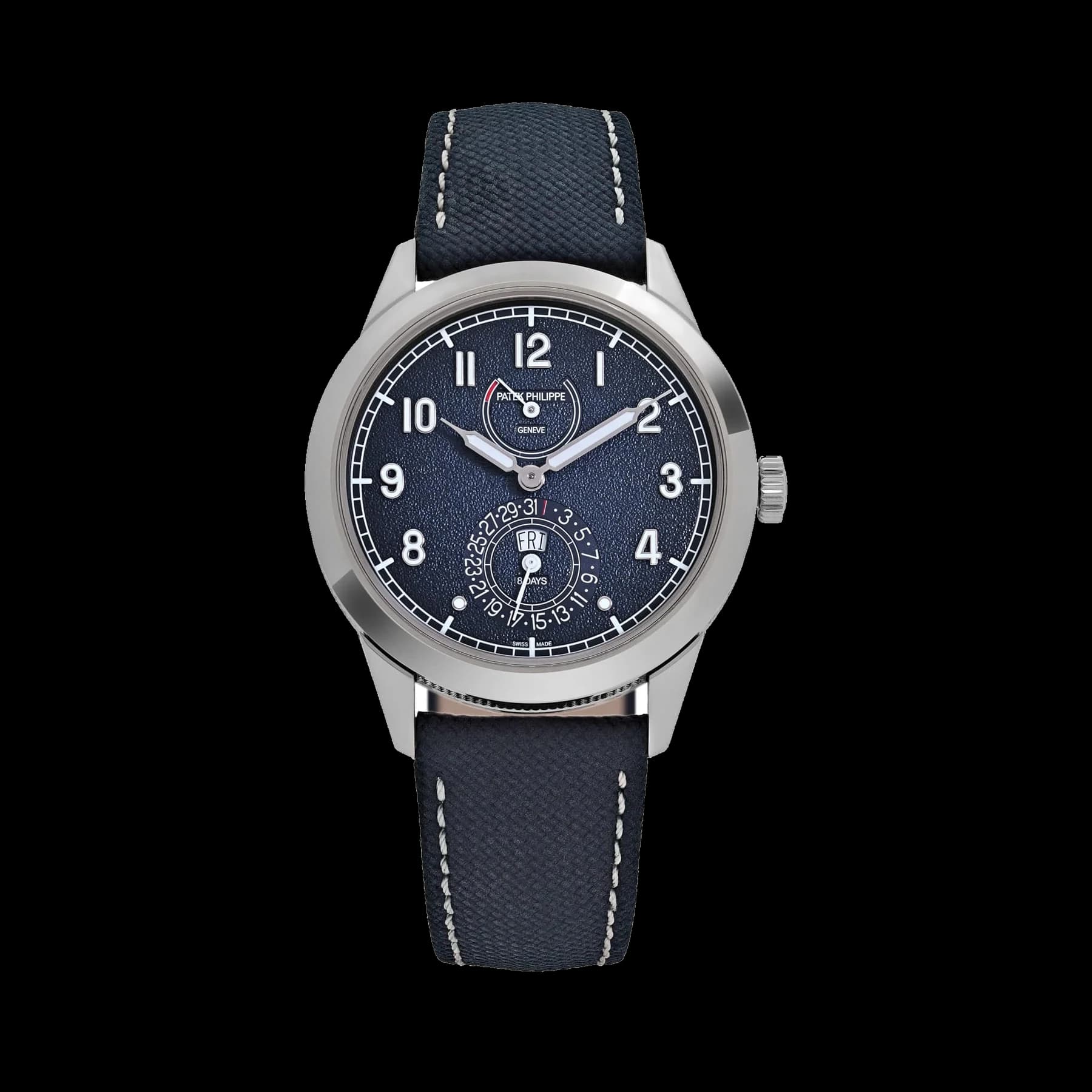 Patek Philippe Calatrava 8-Day 5328G-001 White Gold Blue Dial (2026)
