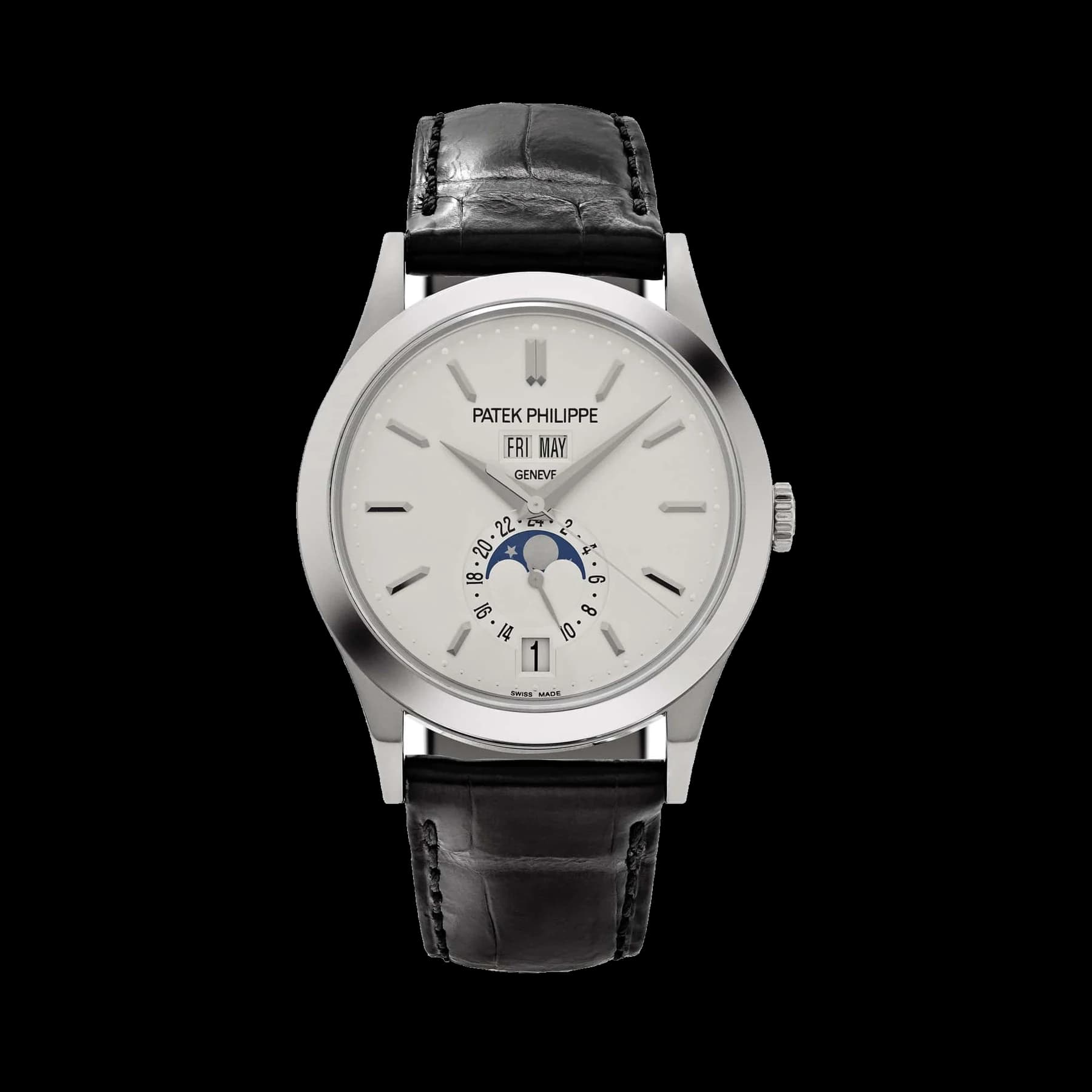 Patek Philippe Complications 5396G-011 Annual Calendar Moon Phases White Gold (2019)