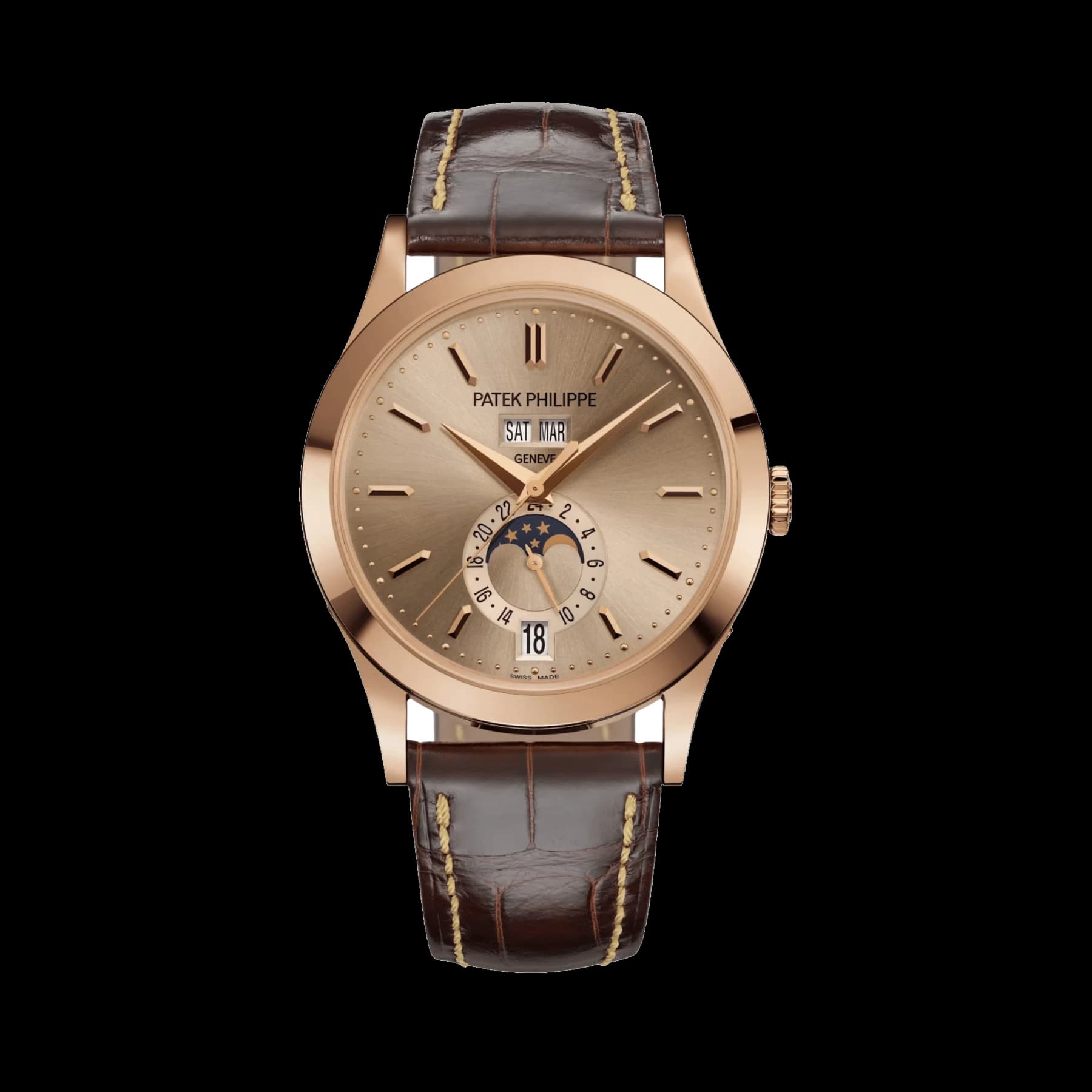 Patek Philippe Complications 5396R-016 Annual Calendar Moon Phases Rose Gold Sand Beige Dial (2026)