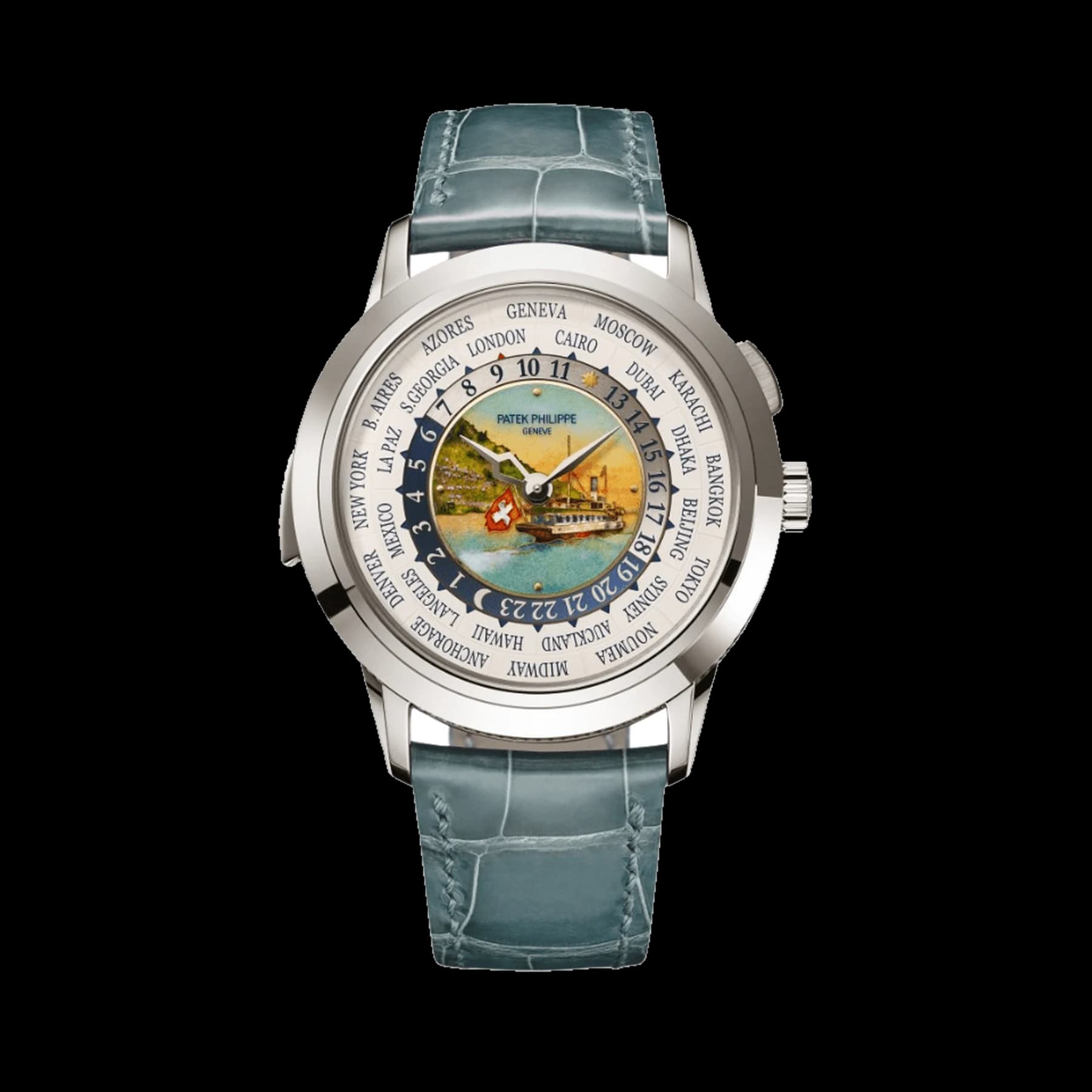 Patek Philippe Grand Complications 5531G-001 Minute Repeater World Time White Gold