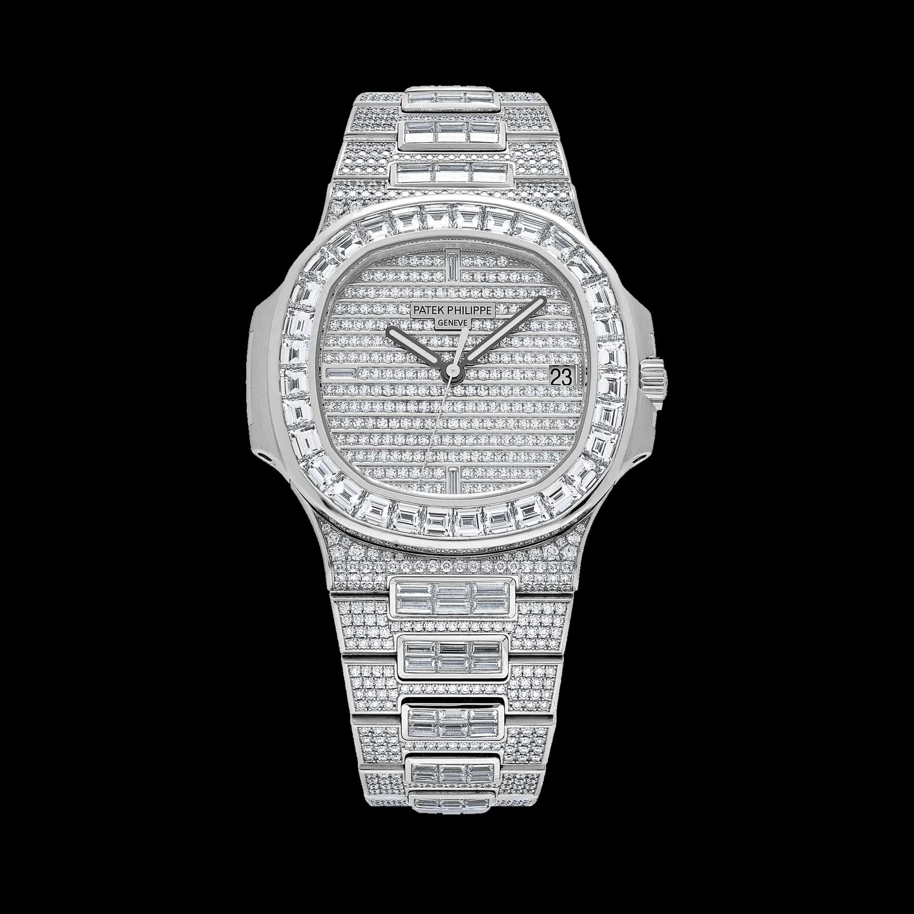 Patek Philippe Nautilus 5719/10G-010 White Gold Diamond Set (2019)
