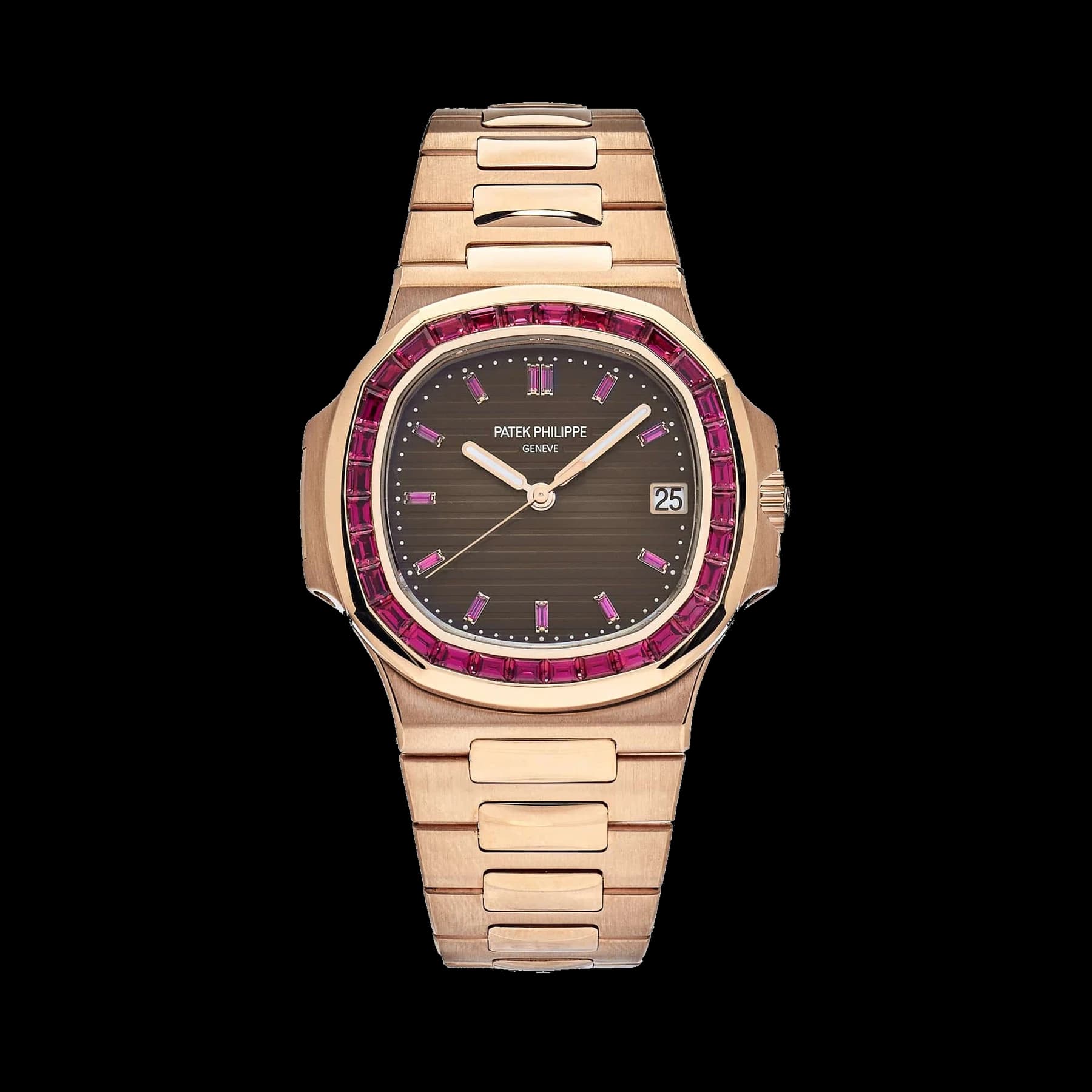 Patek Philippe Nautilus 5723/112R-001 Rose Gold Ruby Bezel
