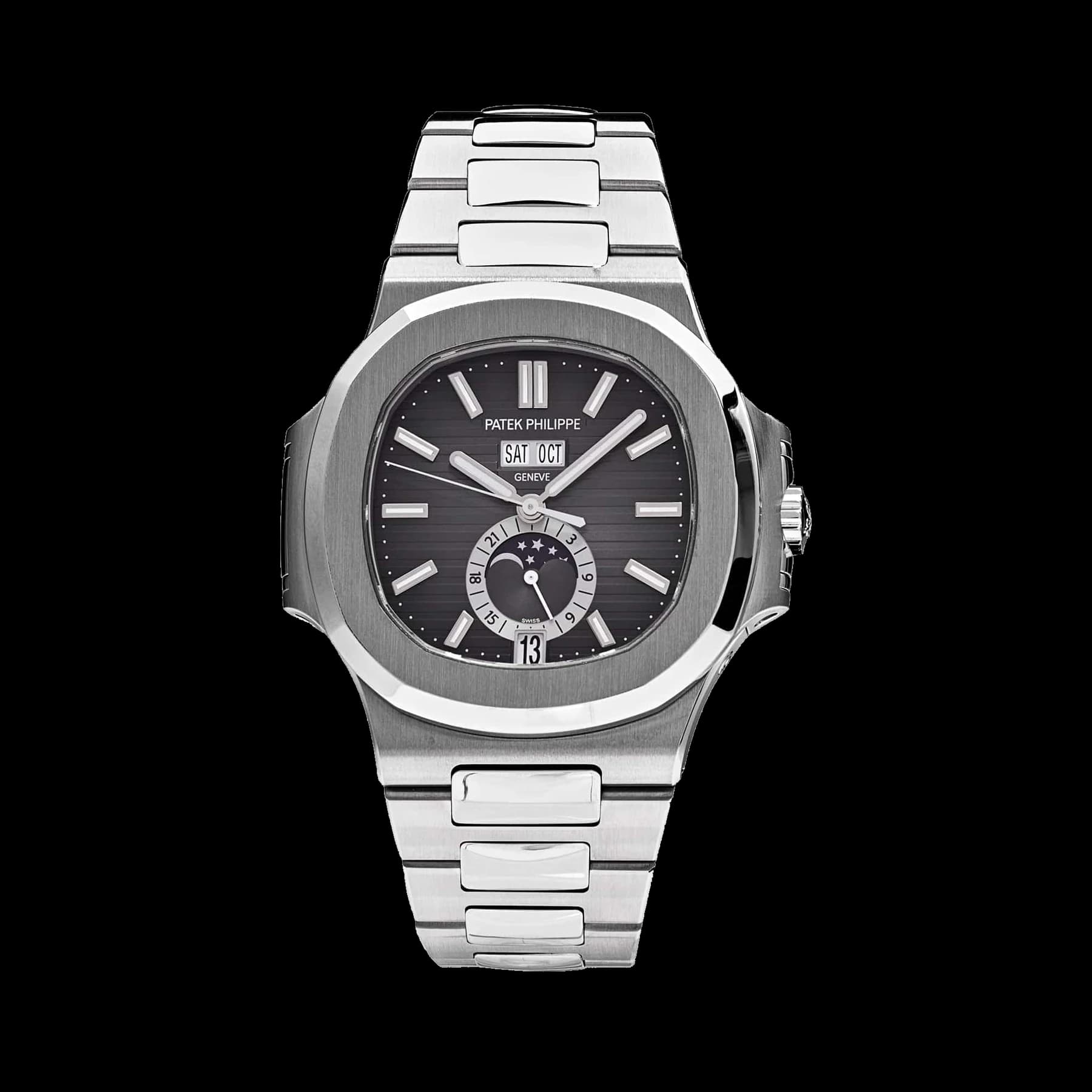 Patek Philippe Nautilus 5726/1A-001 Annual Calendar Moon Phases Stainless Steel