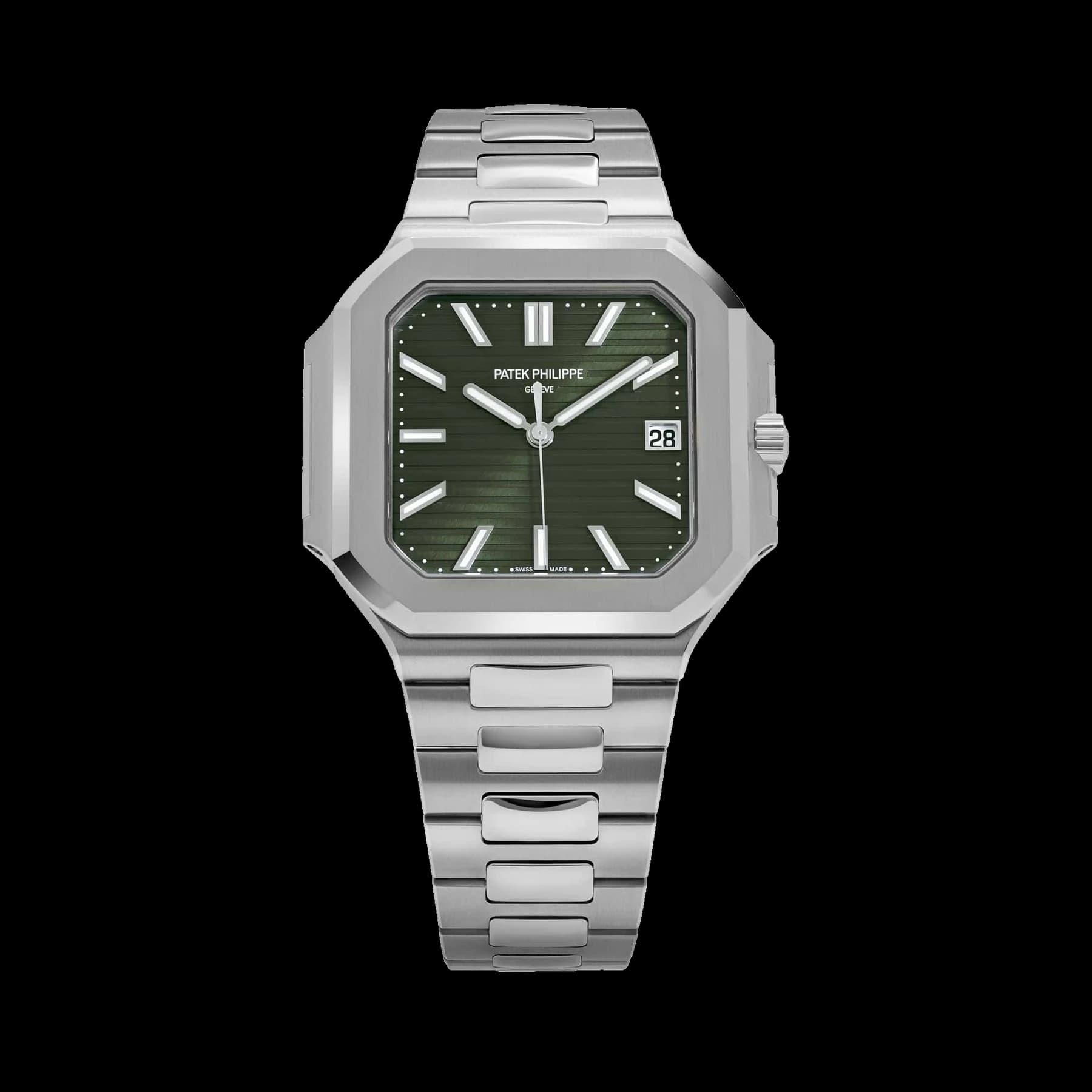 Patek Philippe Cubitus 5821/1A-001 Stainless Steel Green Dial (2025)
