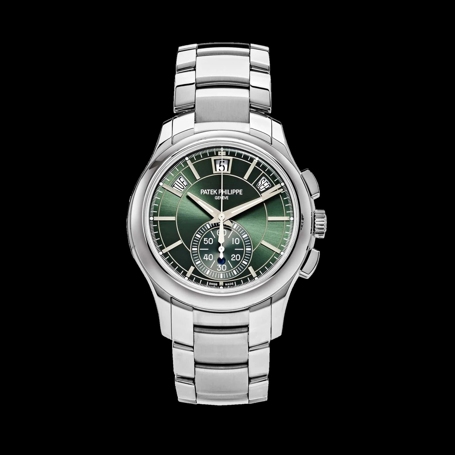 Patek Philippe Complications 5905/1A-001 Annual Calendar Flyback Chronograph Green Dial