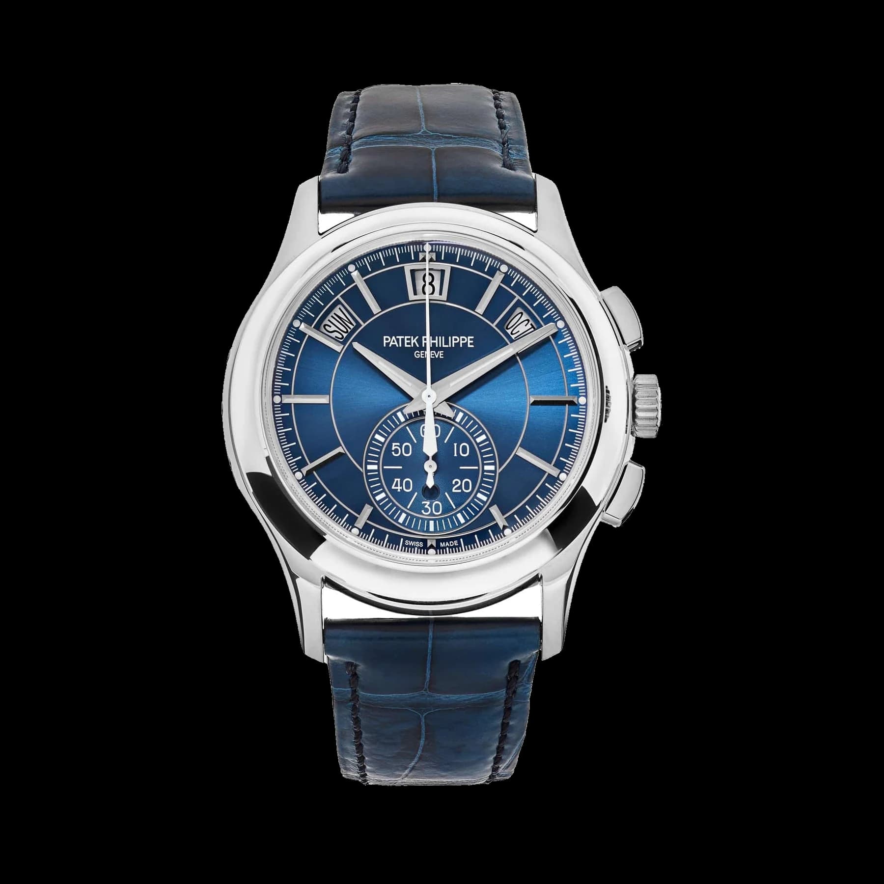 Patek Philippe Complications 5905P-001 Platinum Blue Dial Annual Calendar