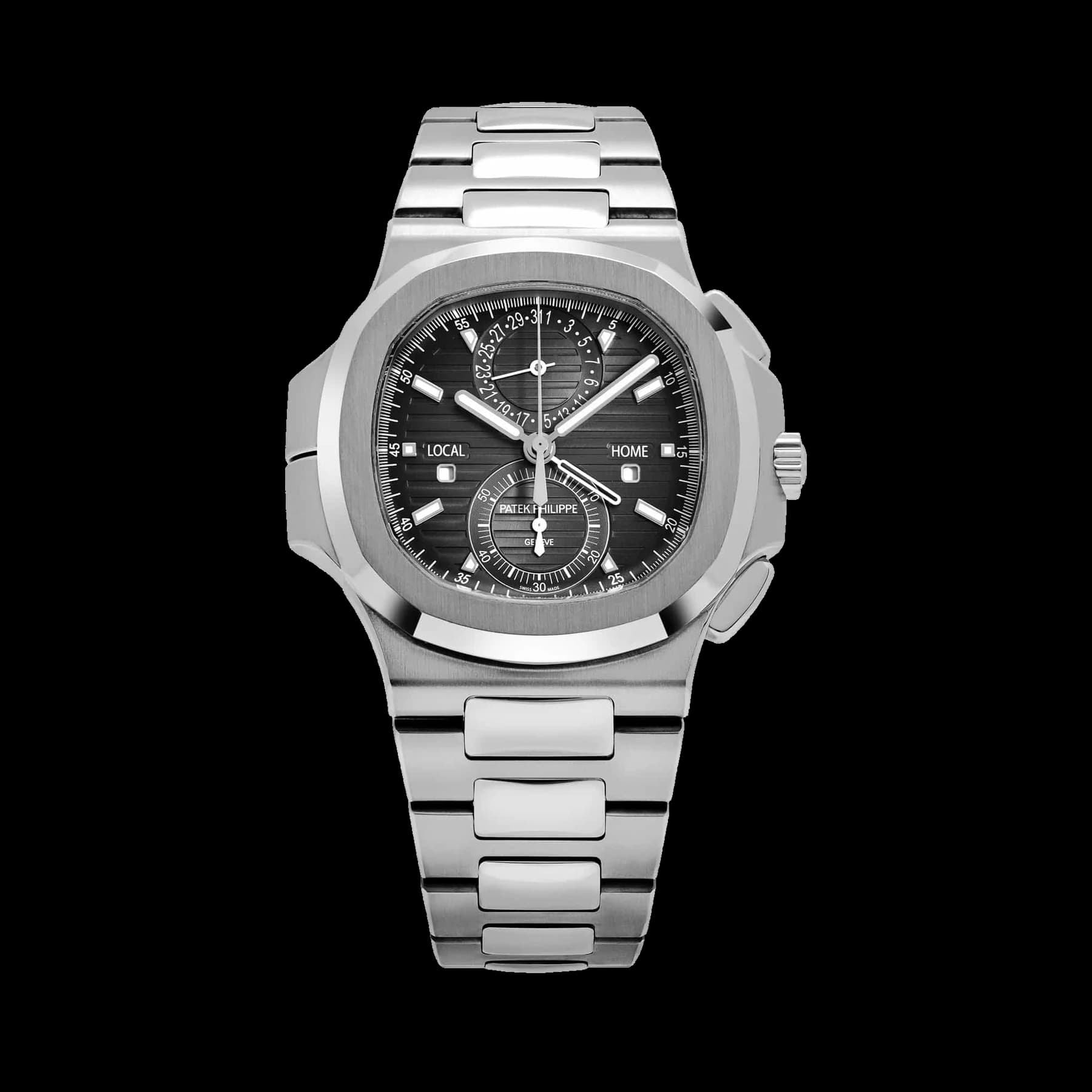 Patek Philippe Nautilus 5990/1A-001 'Travel Time' Chronograph Stainless Steel (2016)