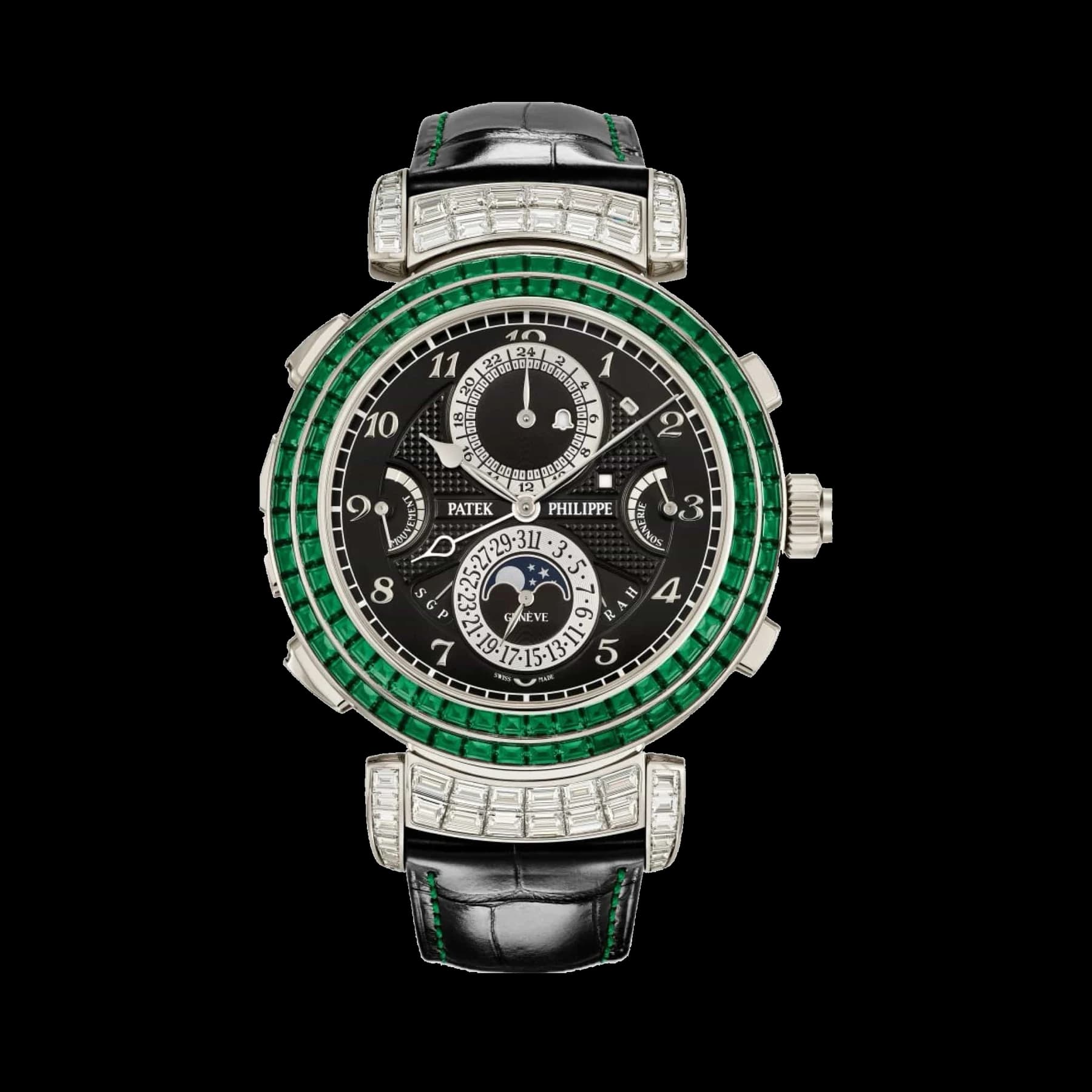 Patek Philippe Grand Complications 6300/403G-001 Grandmaster Chime White Gold Emeralds