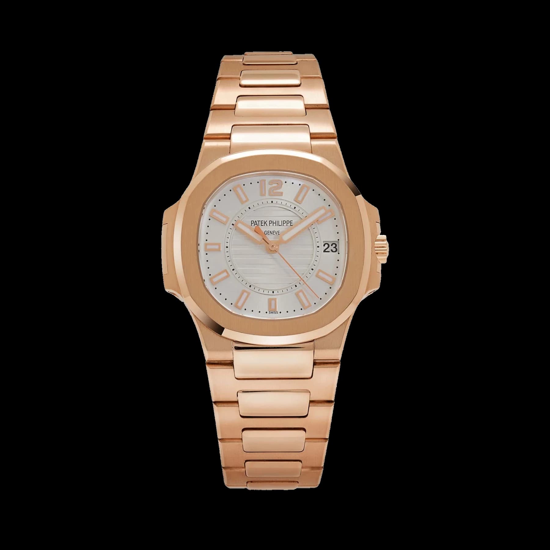 Patek Philippe Nautilus 7011/1R-001 'Ladies' Rose Gold Silver Dial (2010)