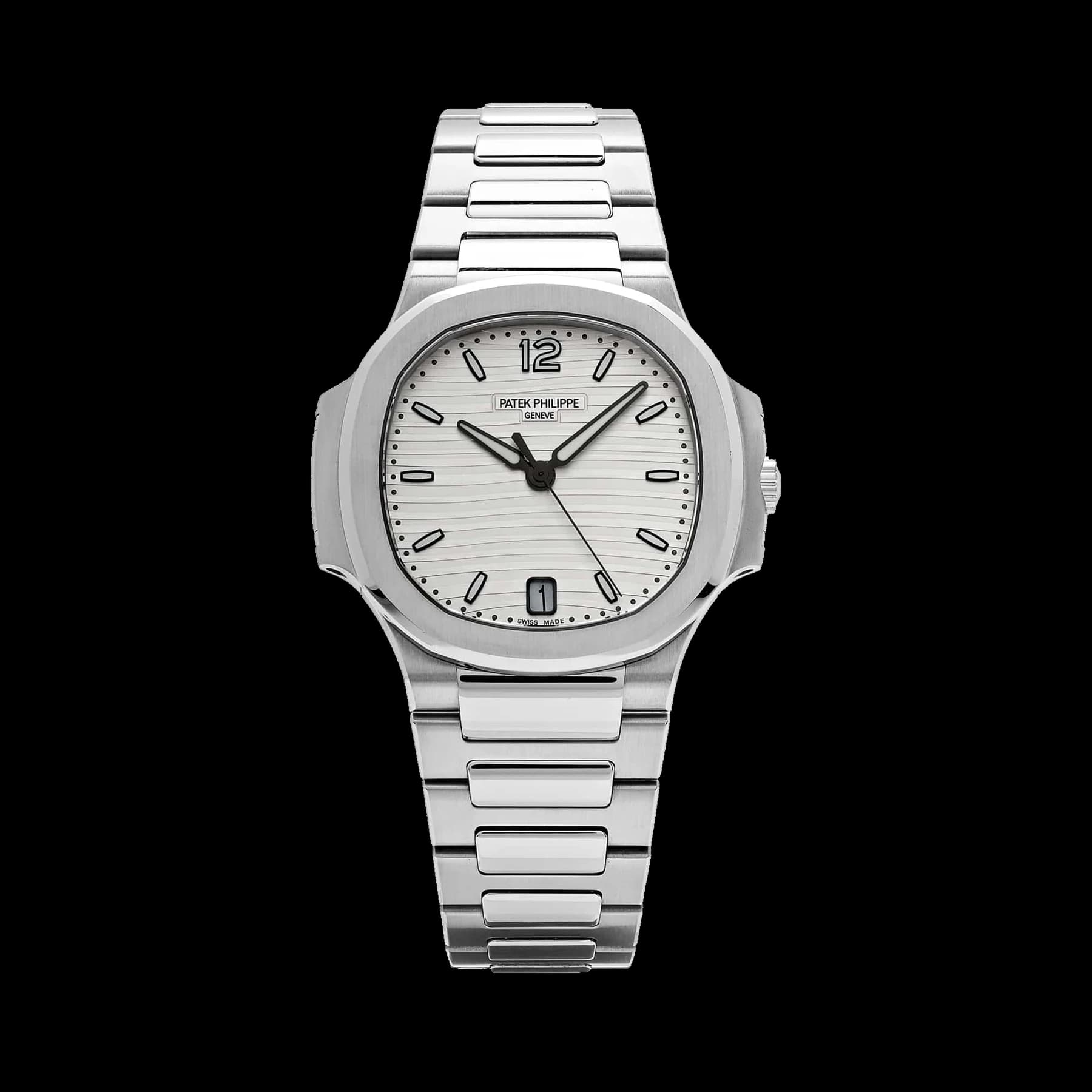Patek Philippe Nautilus 7118/1A-010 Stainless Steel Silvery Opaline Dial