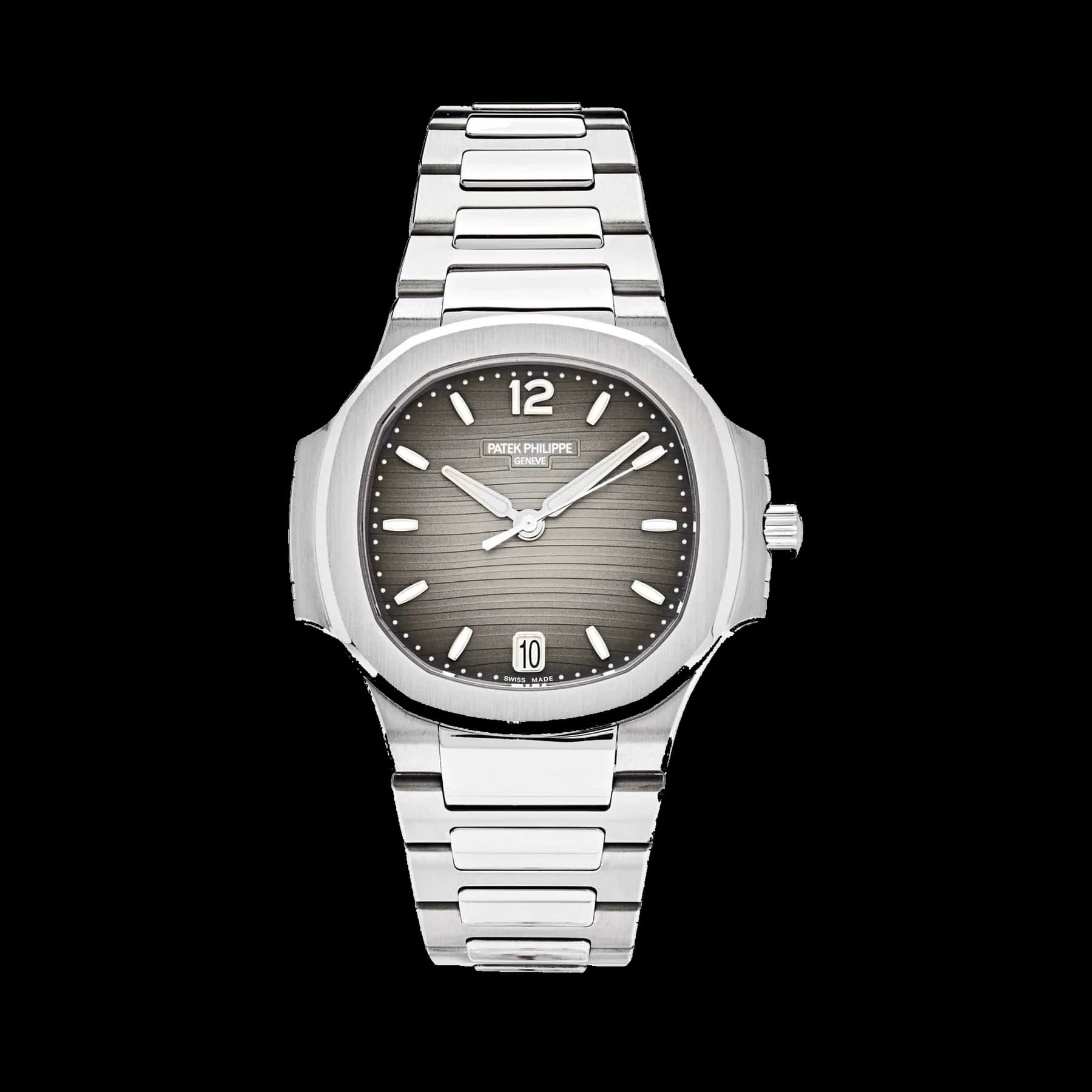 Patek Philippe Nautilus 7118/1A-011 'Ladies' Stainless Steel Smoke Grey Dial (2024)