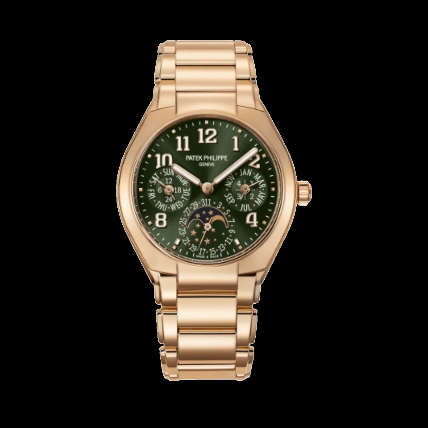 Patek Philippe Twenty-4 7340/1R-010 Rose Gold Sunburst Olive Green Dial (2025)
