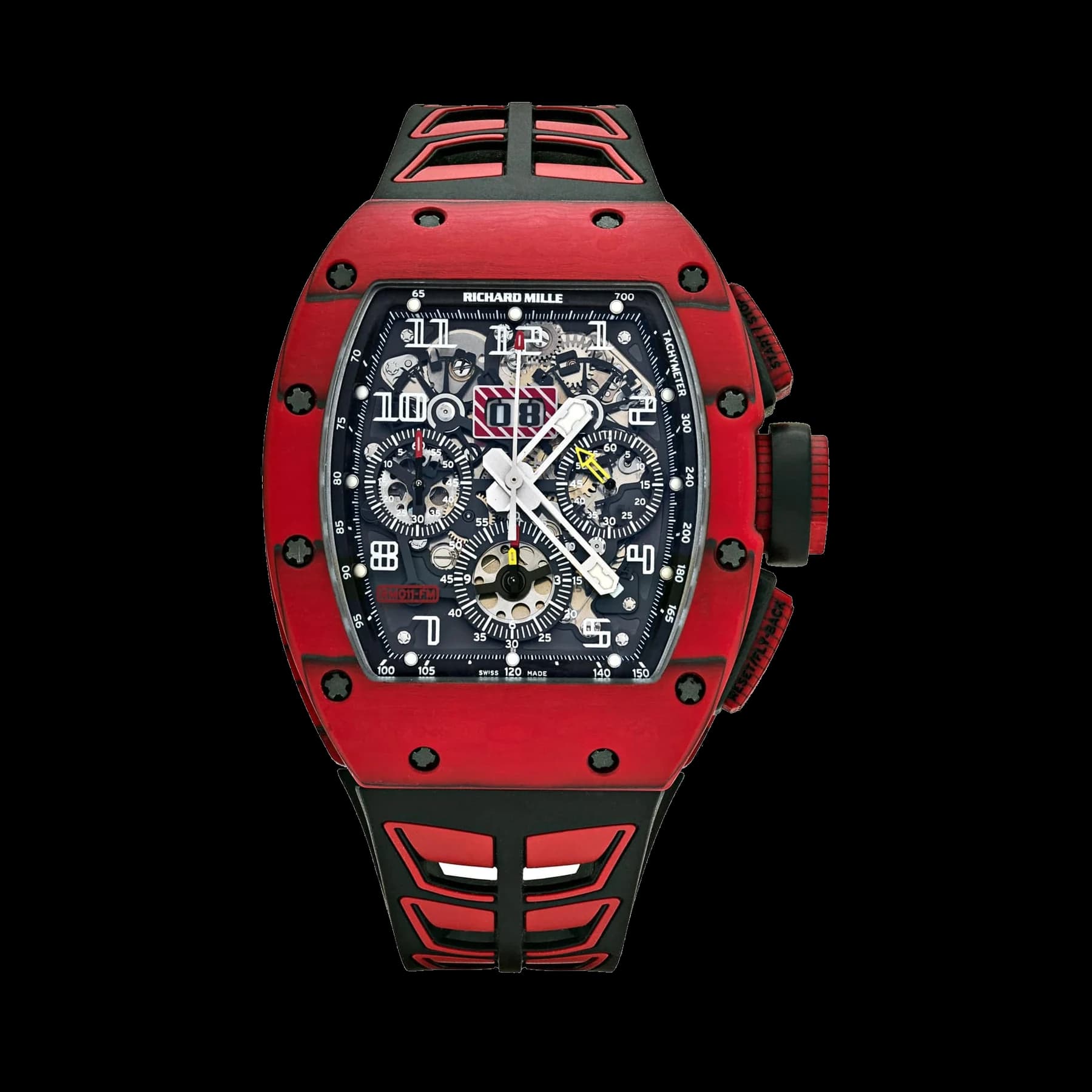 Richard Mille RM 011 Automatic Flyback Chronograph Red Quartz TPT
