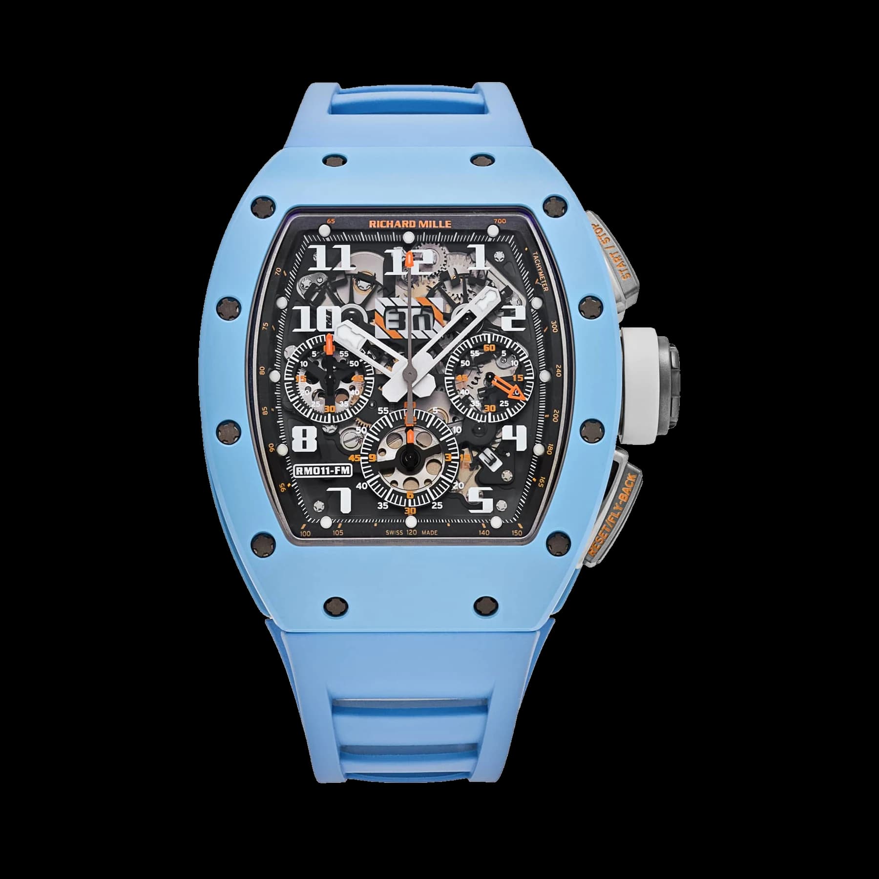 Richard Mille RM 011 Baby Blue Ceramic Felipe Massa Last Limited Edition of 50