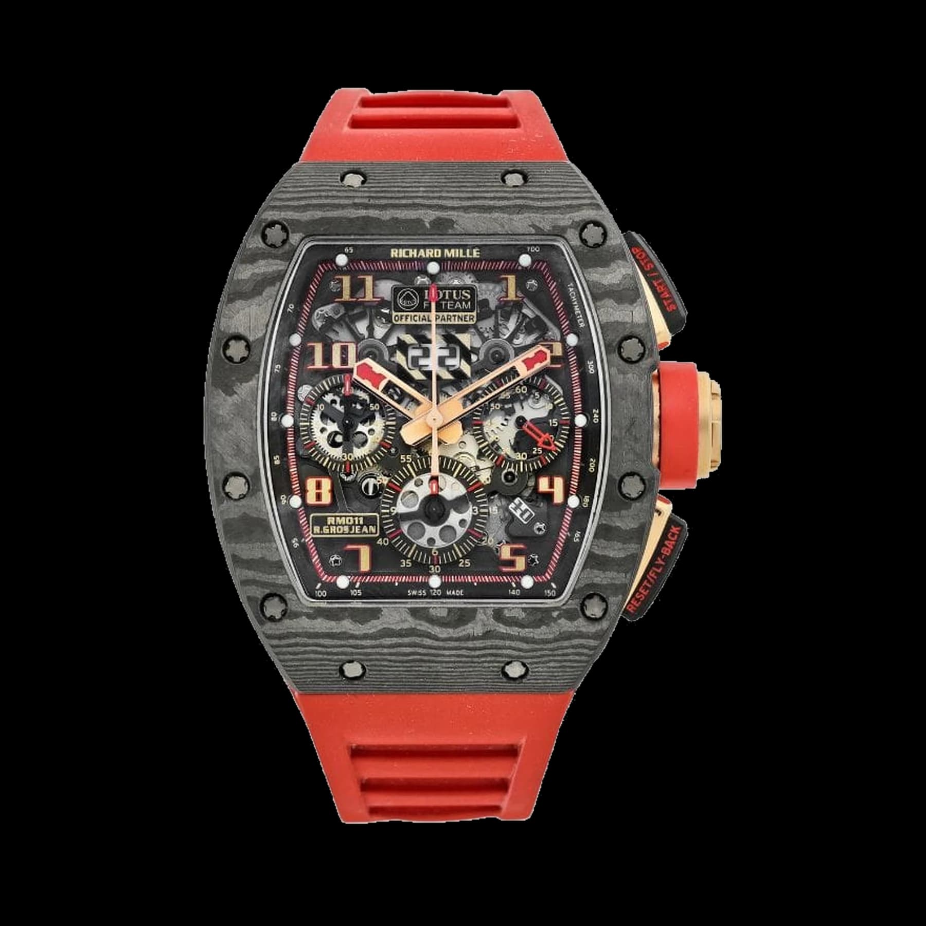 Richard Mille RM 011 Romain Grosjean 'Lotus F1' Carbon Rose Gold