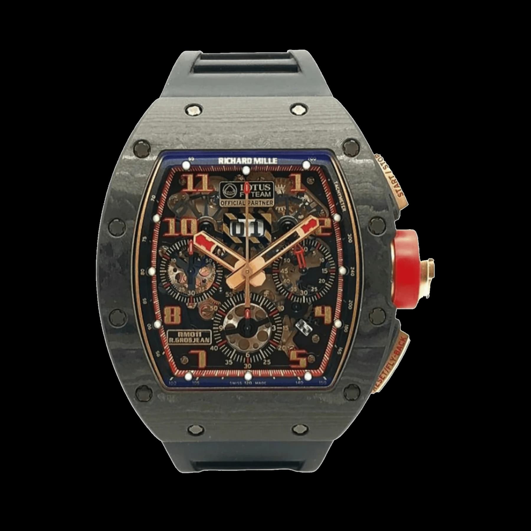 Richard Mille RM 011 Romain Grosjean 'Lotus F1' Carbon TPT Limited Edition of 50