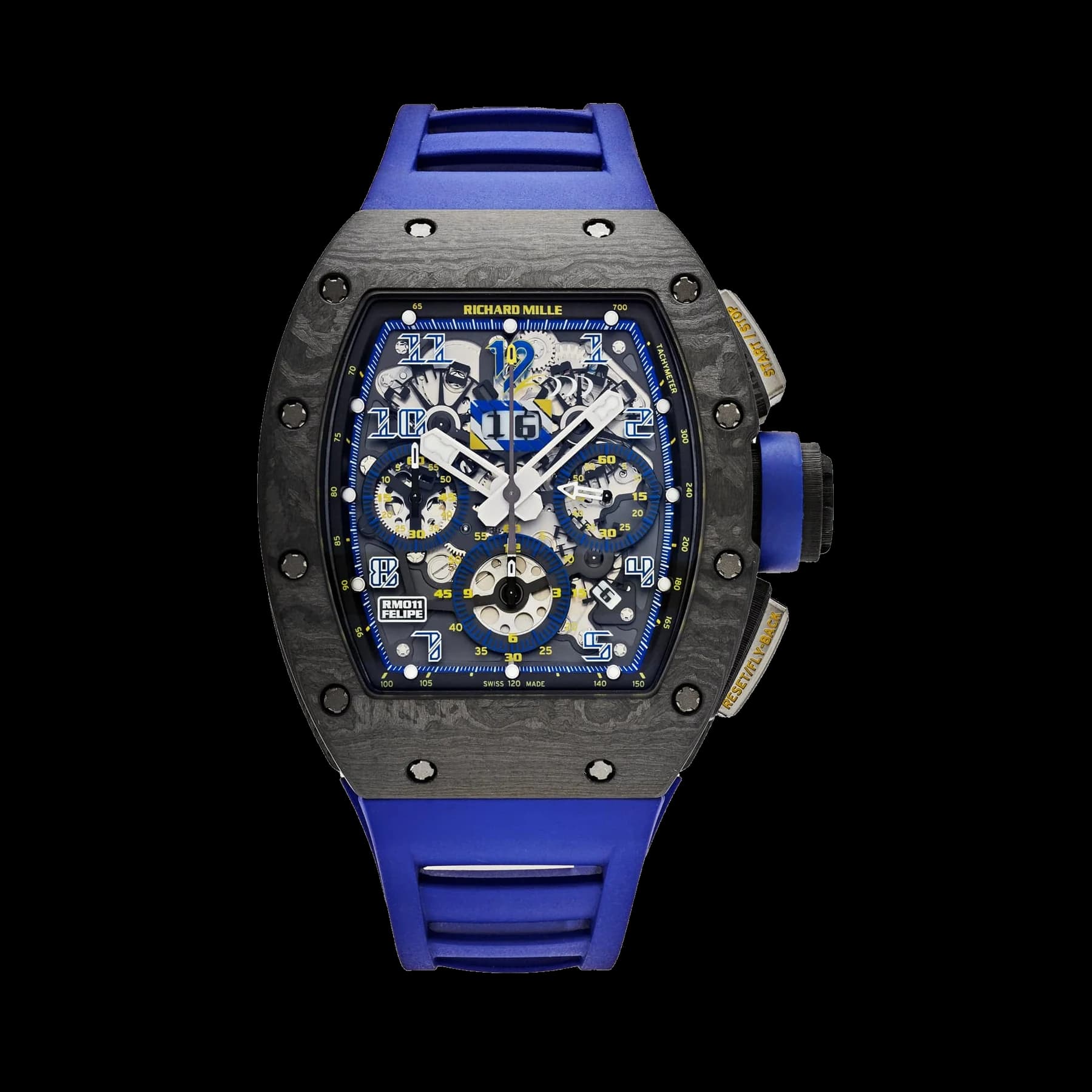 Richard Mille RM 011 Automatic Flyback Chronograph Felipe Massa 10th Anniversary Carbon TPT Titanium Limited Edition of 100