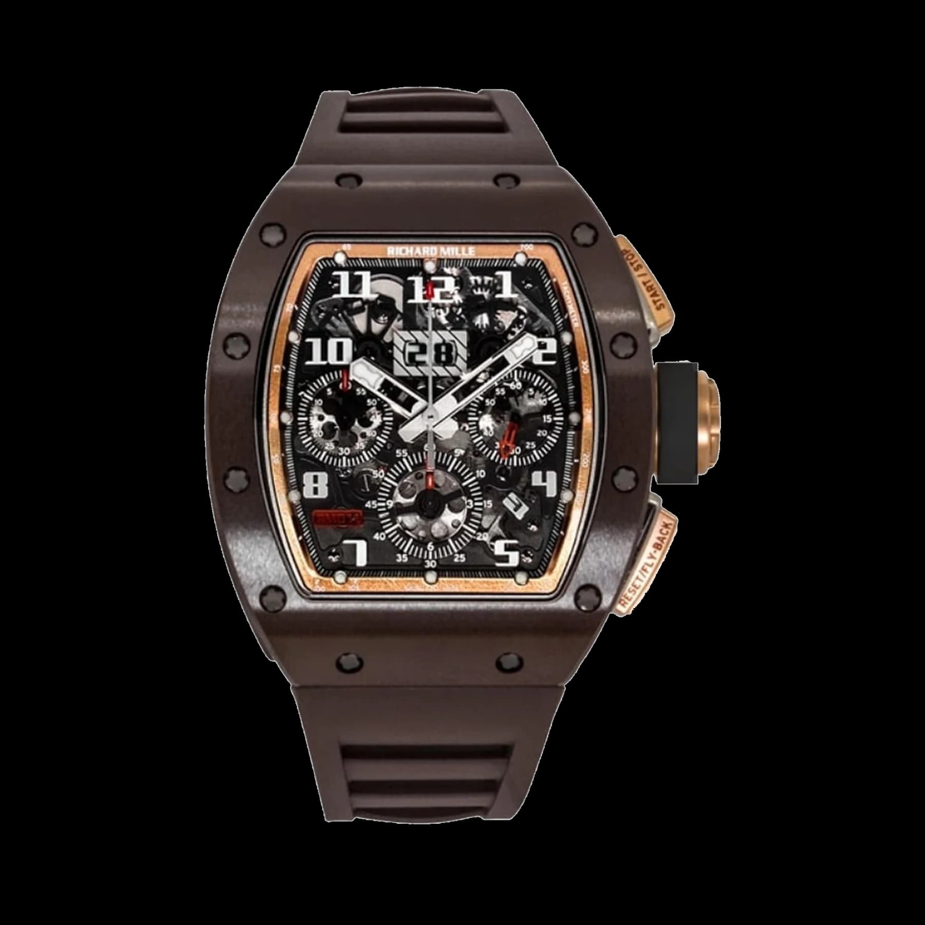 Richard Mille RM 011 Brown Ceramic TZP Asia Limited Edition of 50