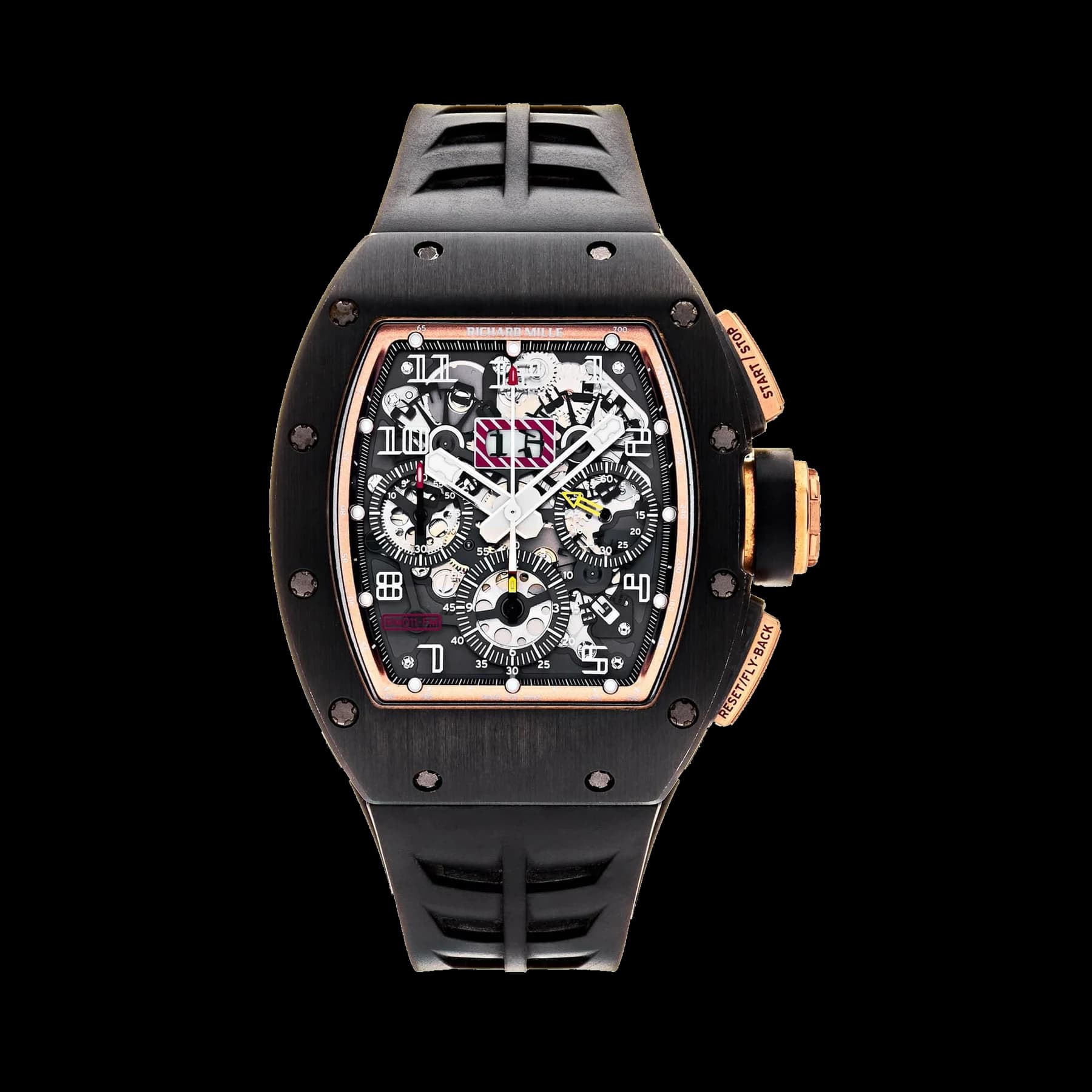 Richard Mille RM 011 Felipe Massa Boutique Exclusive DLC Titanium Rose Gold