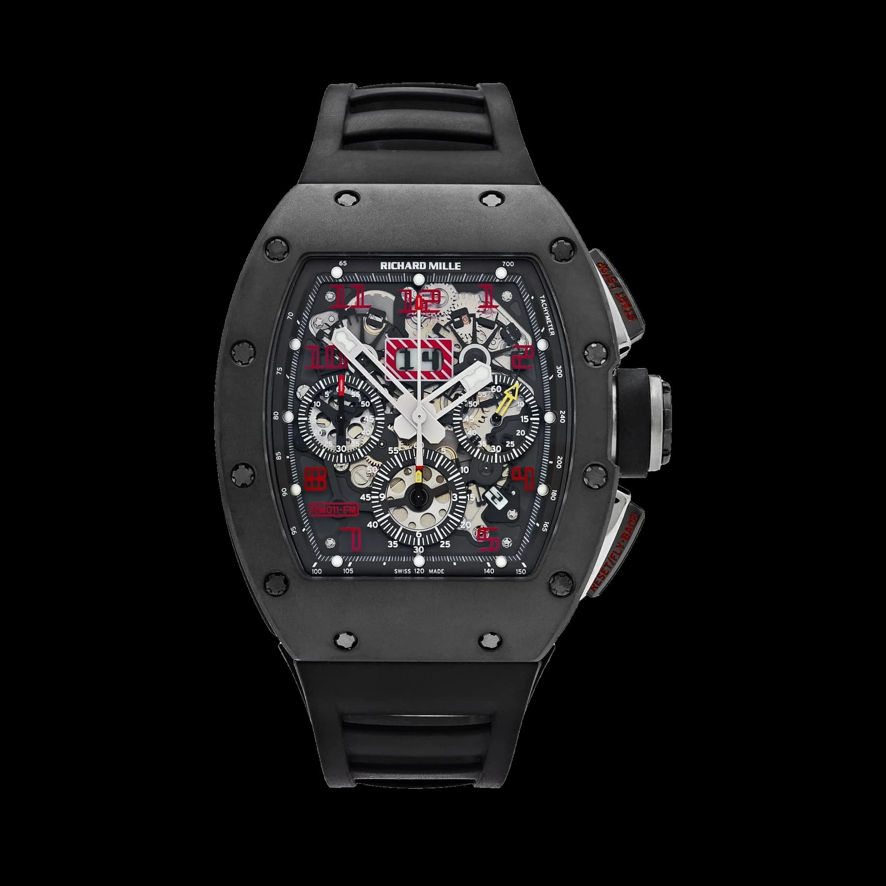 Richard Mille RM 011 AK TI Felipe Massa Titanium Red Numeral