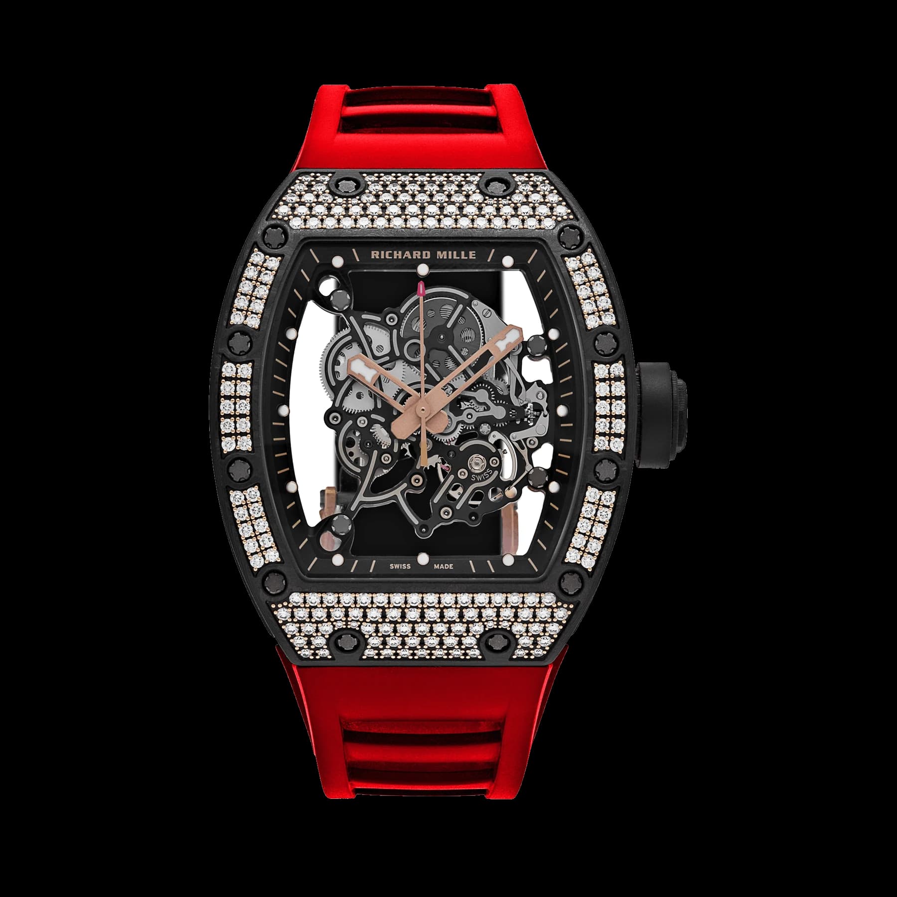 Richard Mille RM 055 Bubba Watson Rose Gold Carbon TPT Diamond Bezel Limited Edition of 50 (2022)