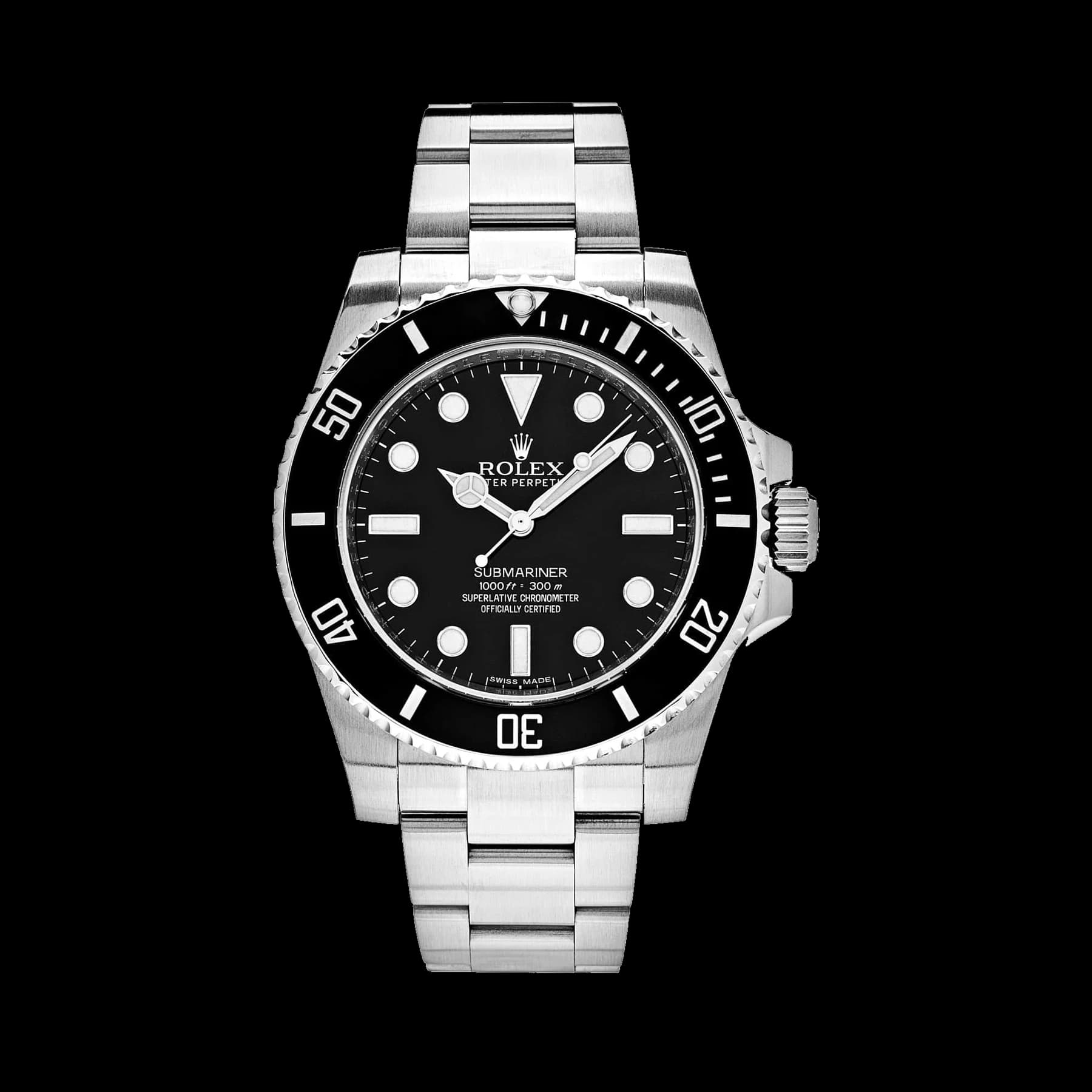 Rolex Submariner No Date 114060 Stainless Steel Black Dial