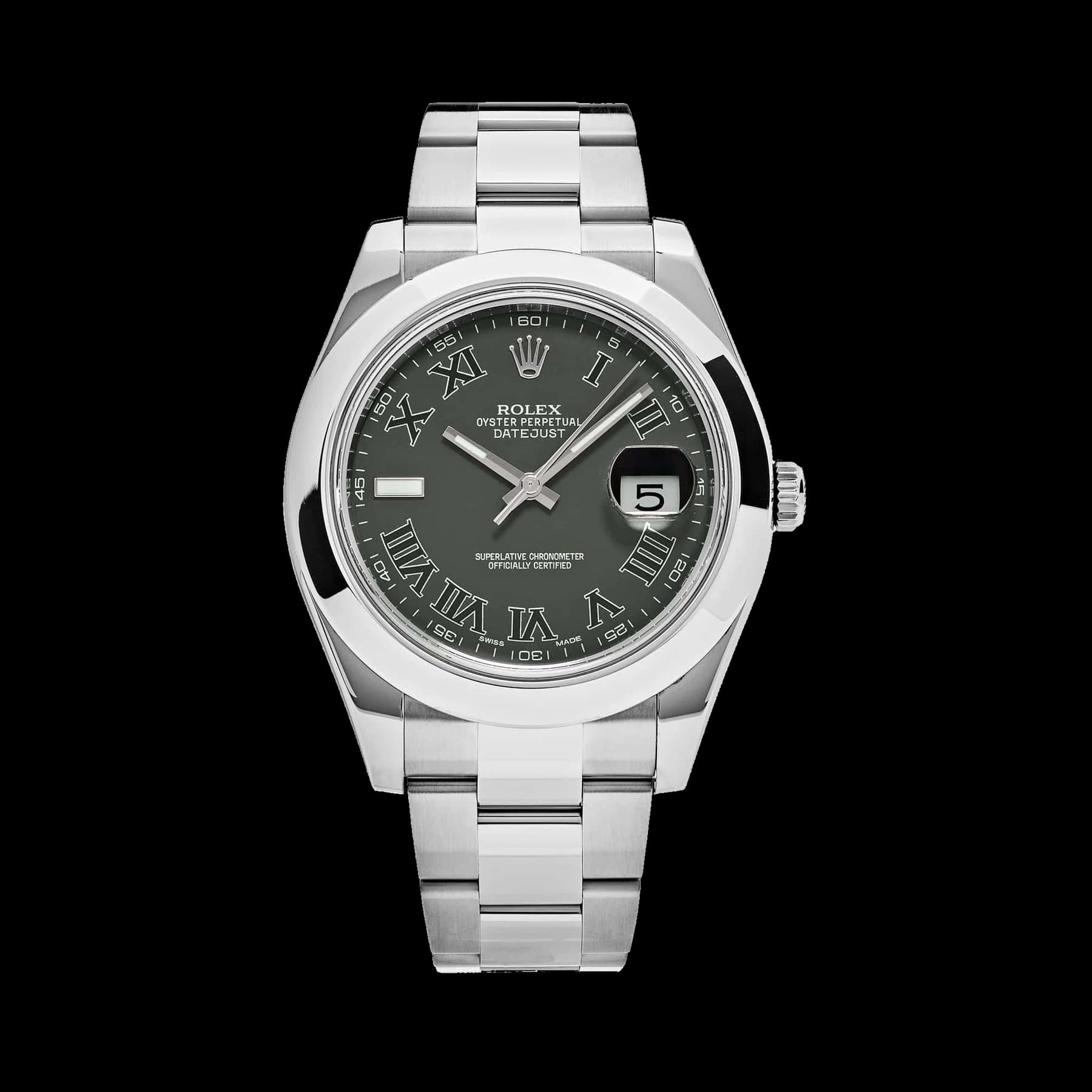 Rolex Datejust II 116300 Stainless Steel Grey Dial