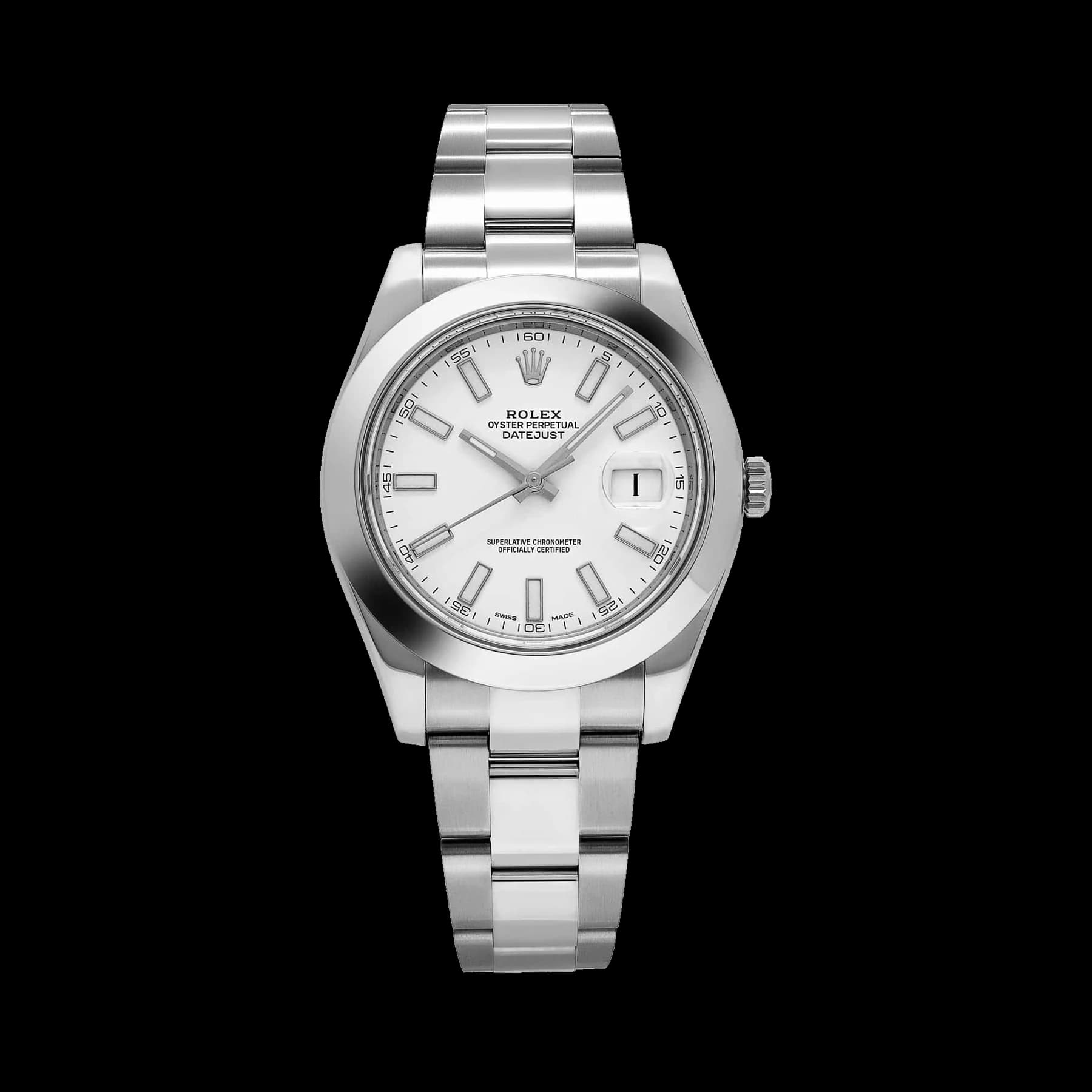 Rolex Datejust II 116300 Stainless Steel White Dial Oyster (2017)