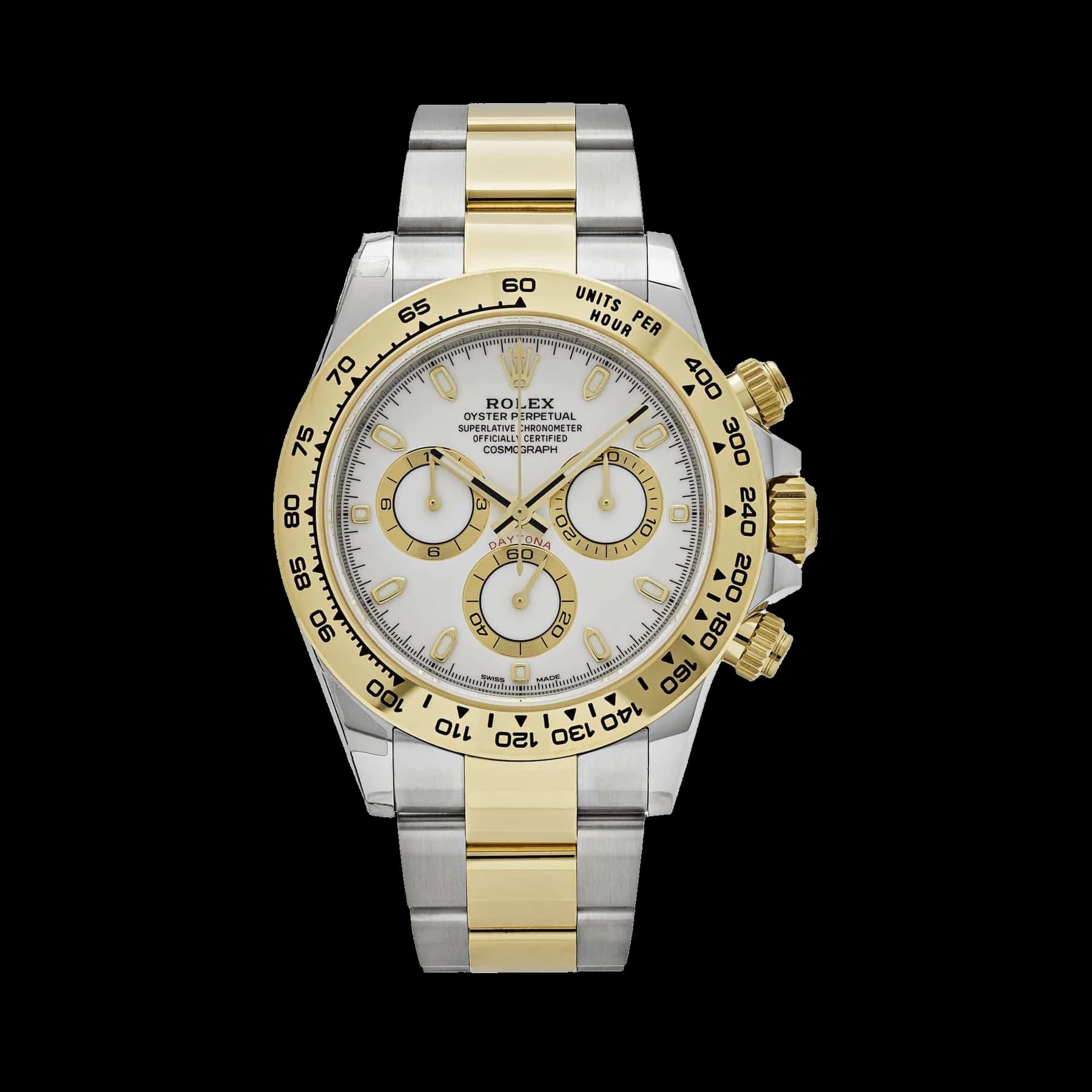 Rolex Daytona 116503 Two-Tone Yellow Gold Stainless Steel White Dial (2020)