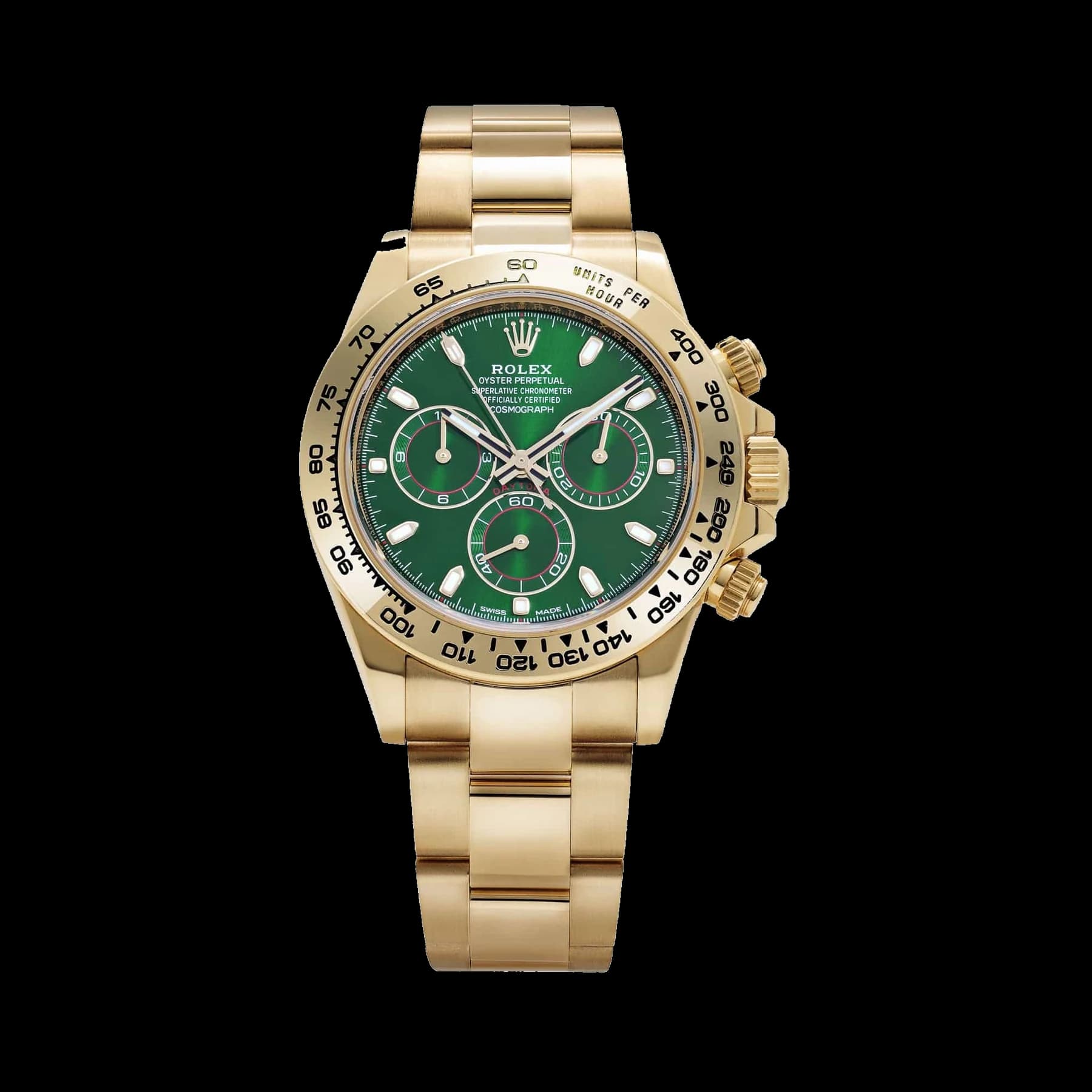 Rolex Daytona 116508 'John Mayer' Yellow Gold Green Dial (2022)