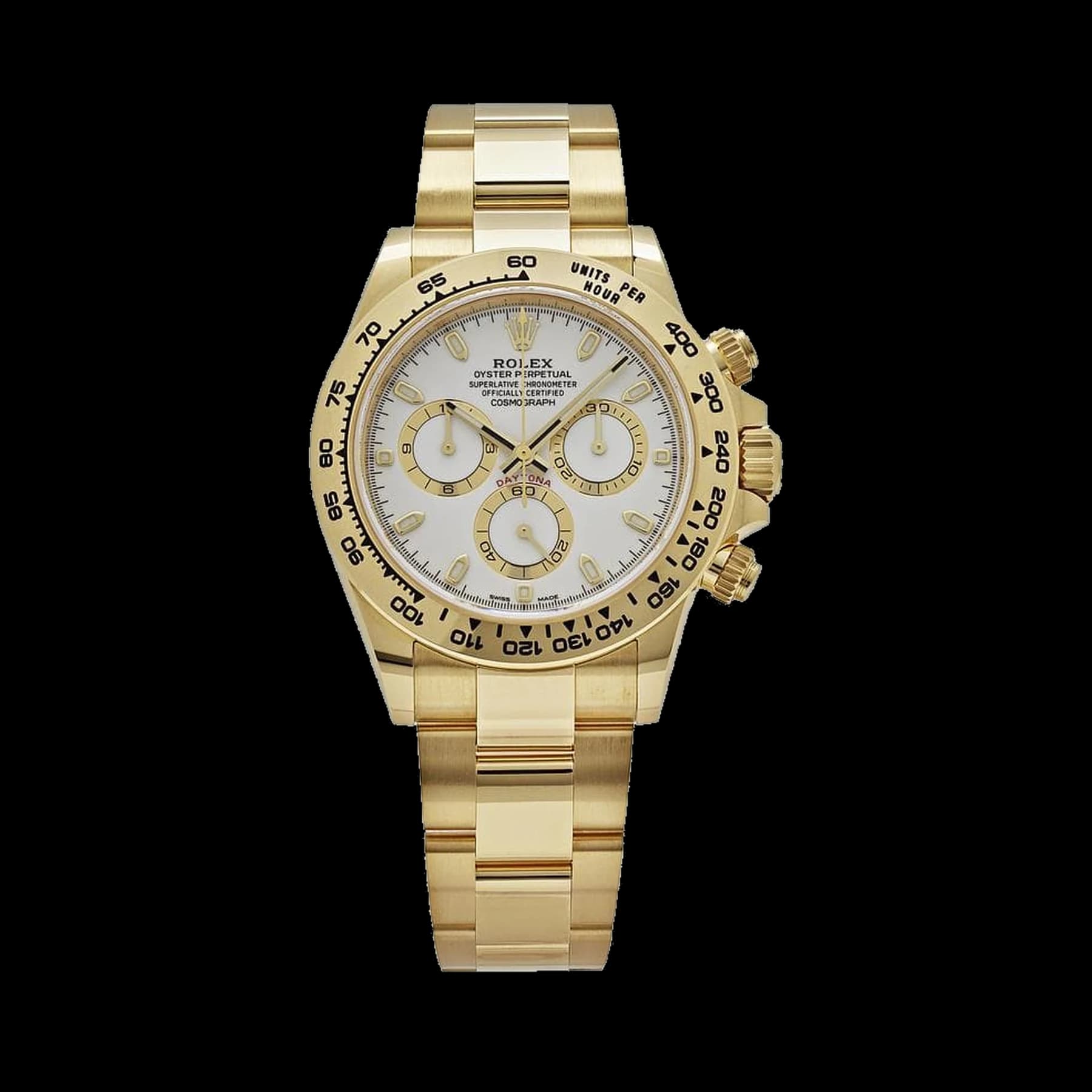 Rolex Daytona 116508 Yellow Gold White Dial