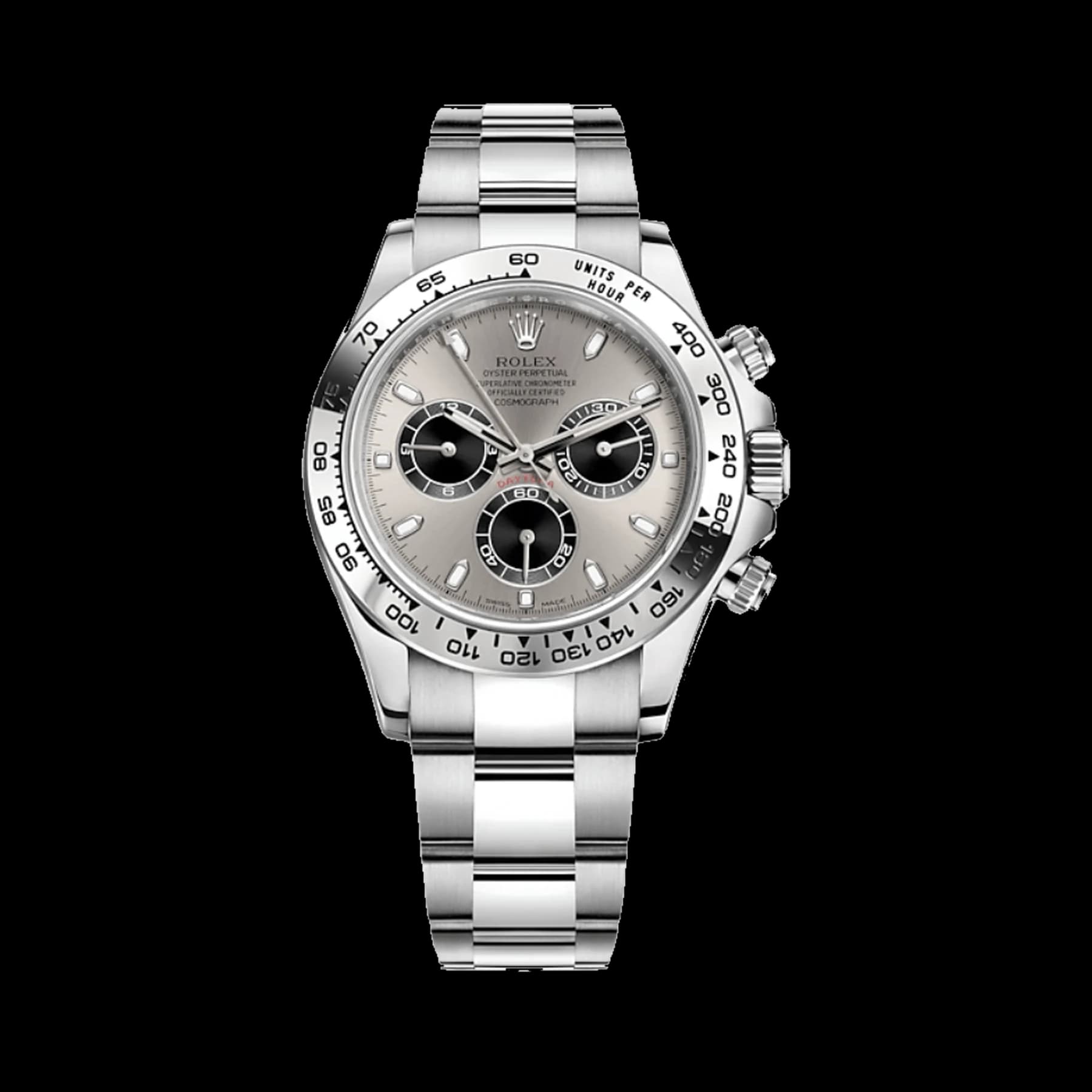 Rolex Daytona 116509 White Gold Steel Dial