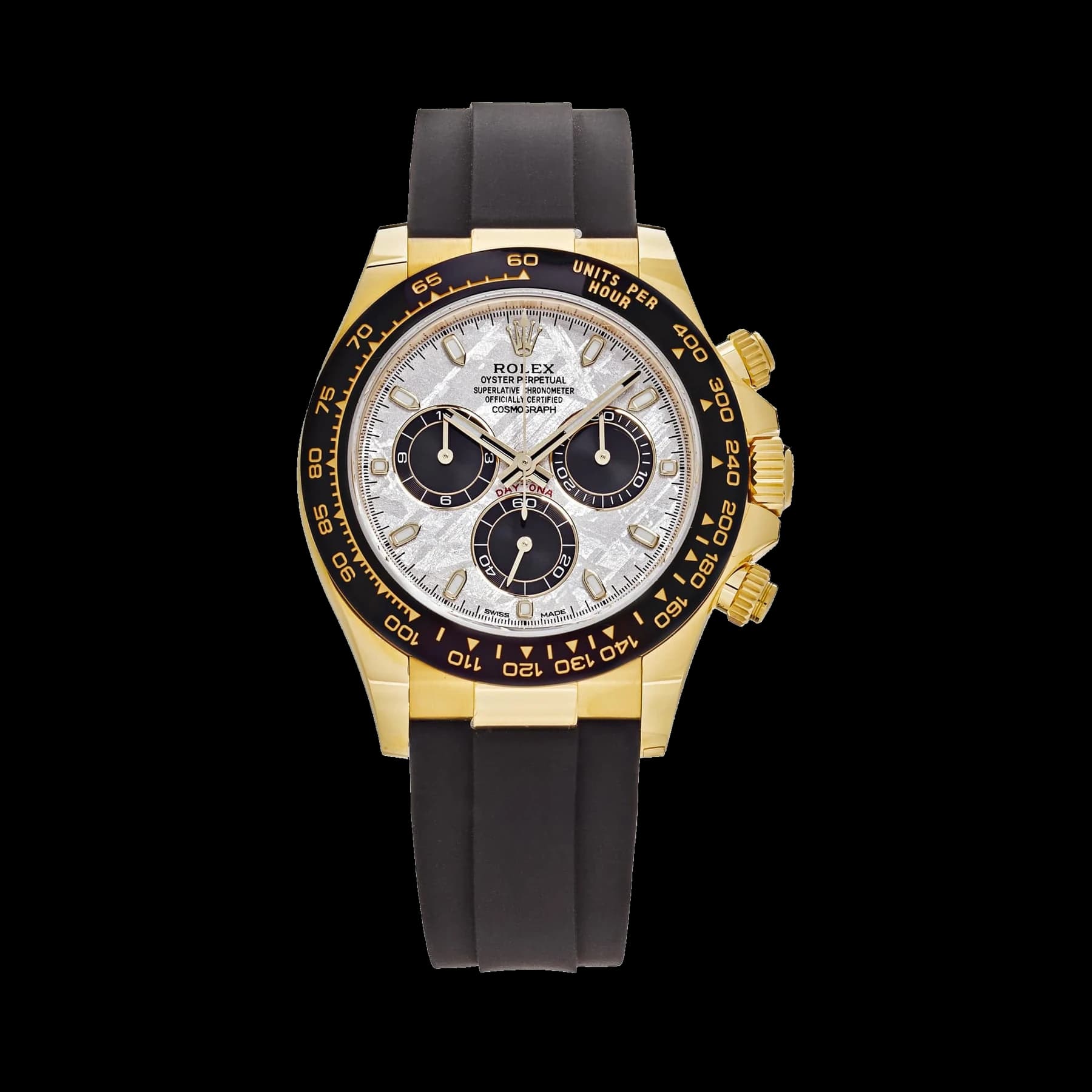 Rolex Daytona 116518LN Yellow Gold Meteorite Dial