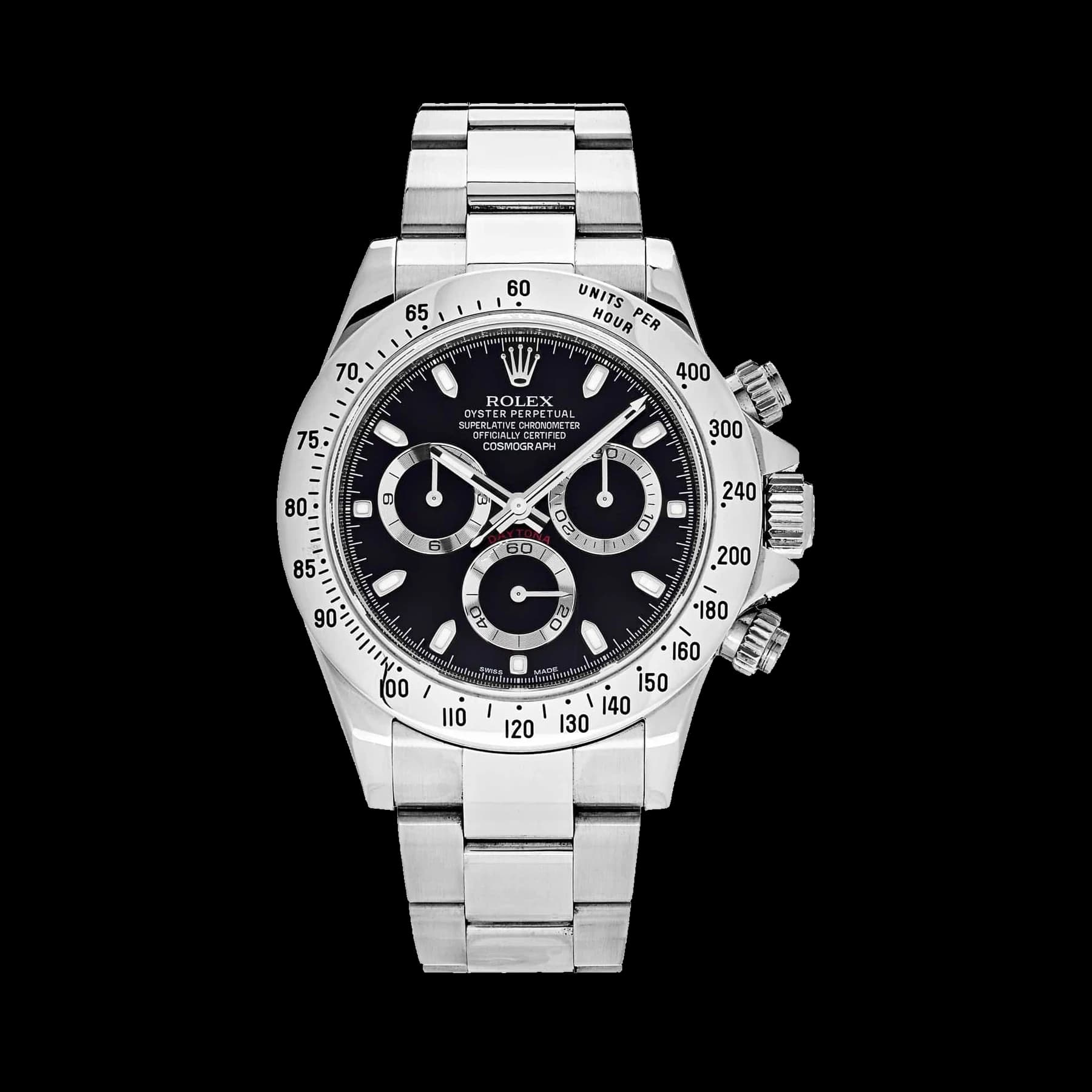 Rolex Daytona 116520 Stainless Steel Black APH Dial