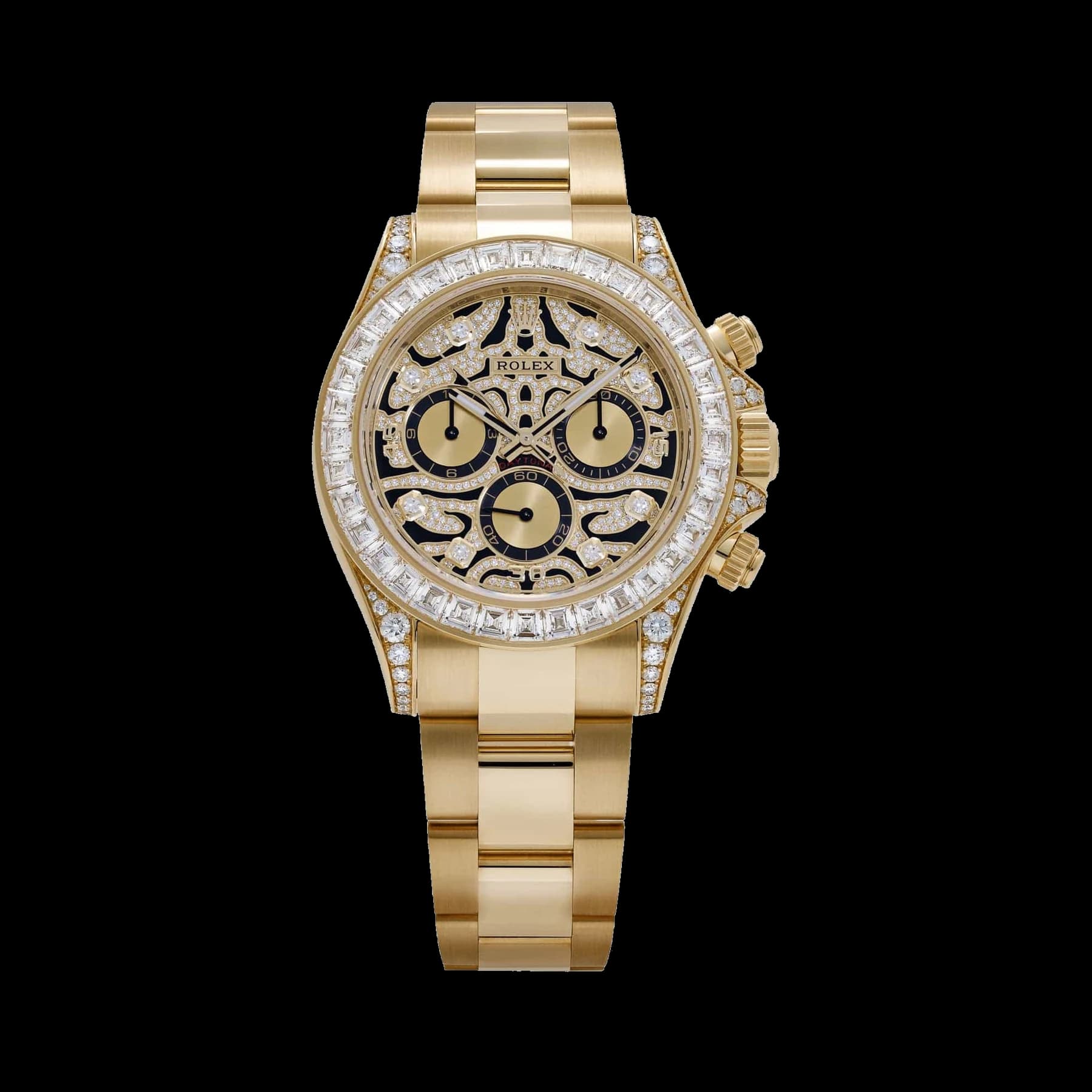 Rolex Daytona 'Eye of the Tiger' 116598TBR Yellow Gold Diamond Accents (2024)