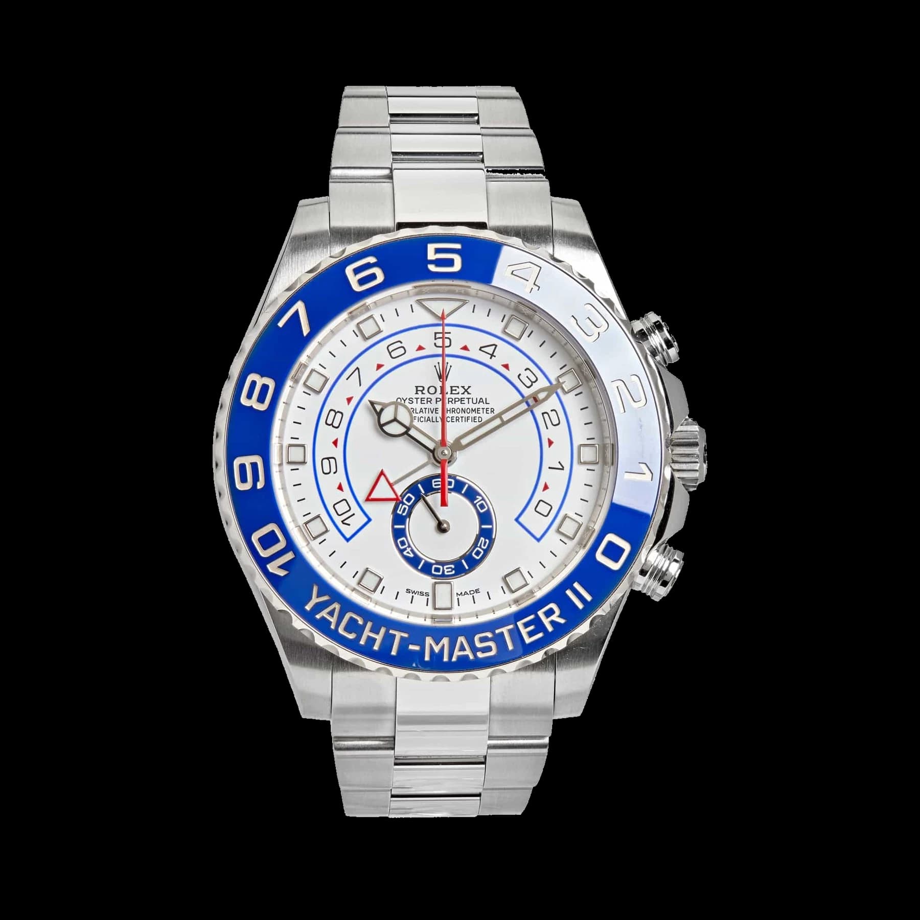 Rolex Yacht-Master II 116680 Stainless Steel White Dial