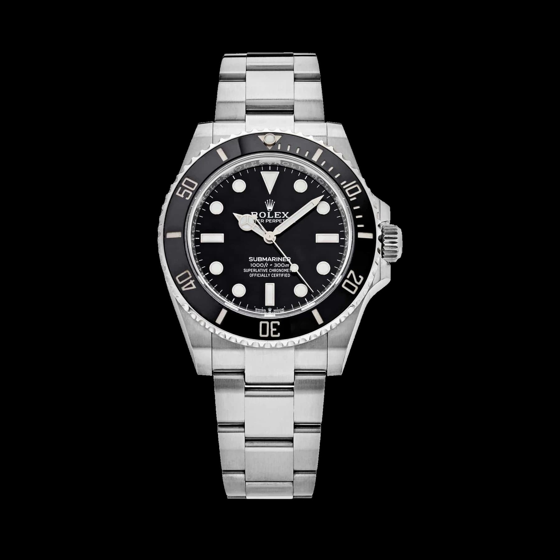 Rolex Submariner No Date 124060 Stainless Steel Black Dial