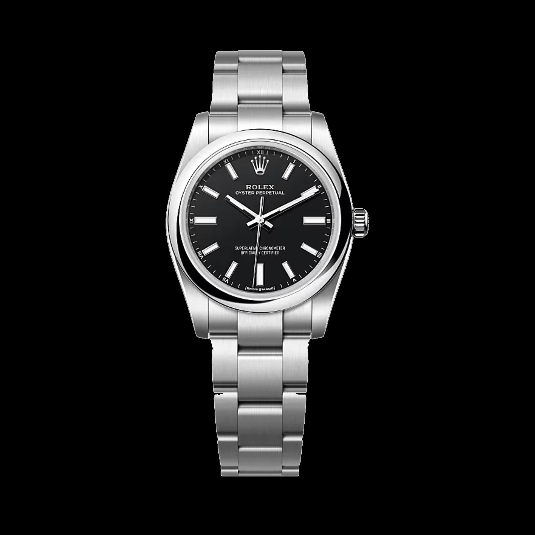 Rolex Oyster Perpetual 34 124200 Stainless Steel Black Dial (2025)