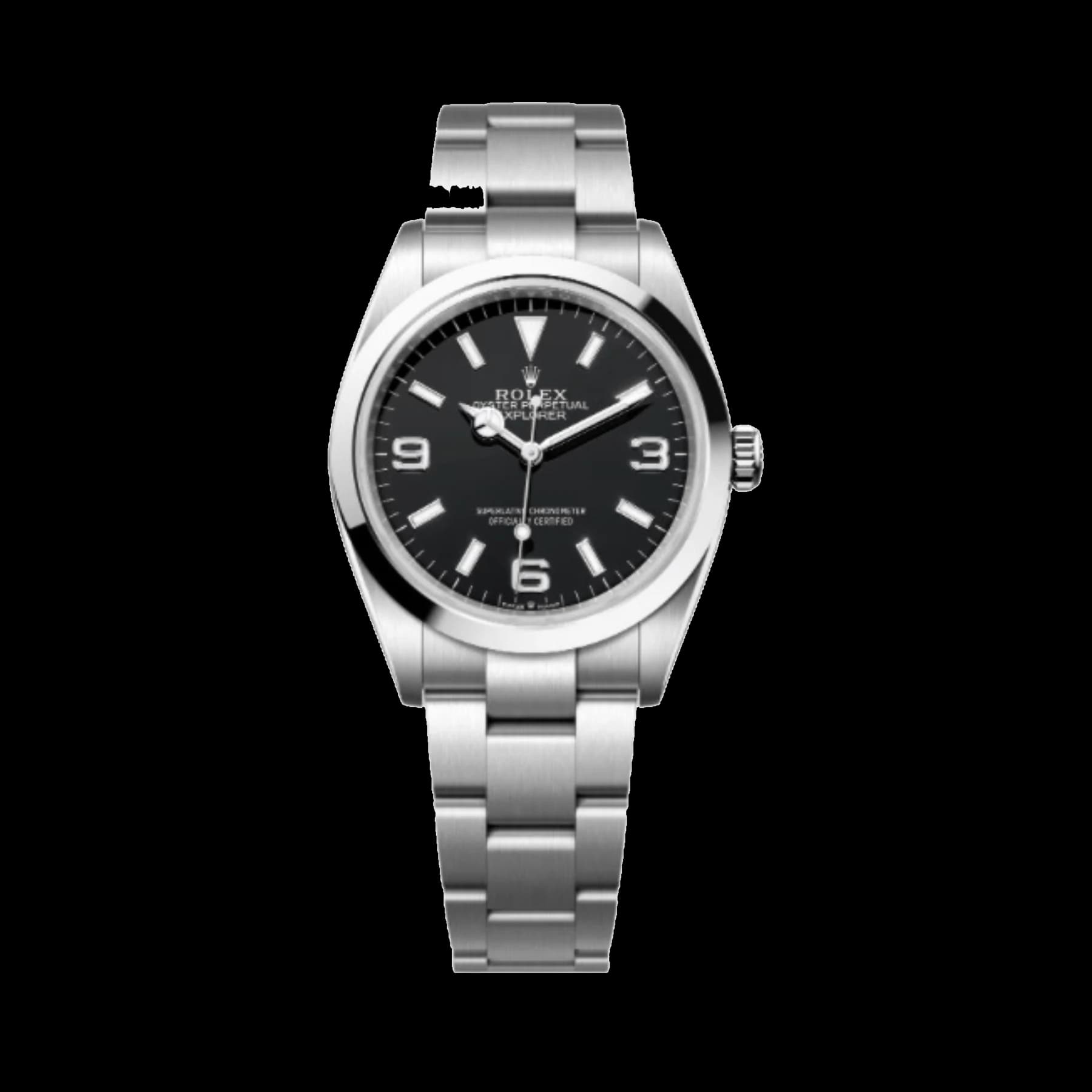 Rolex Explorer 124270 Stainless Steel Black Dial (2025)