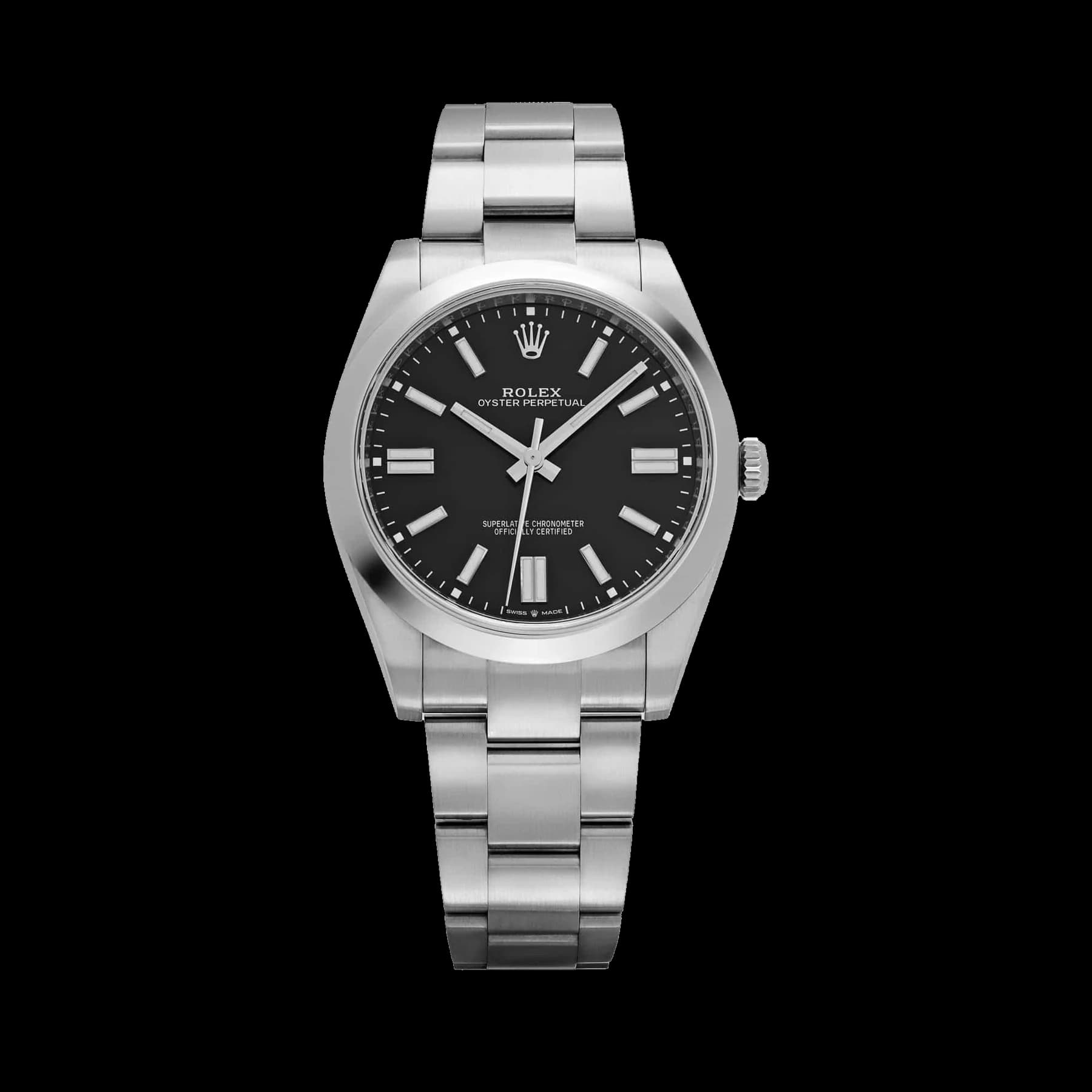 Rolex Oyster Perpetual 41 124300 Stainless Steel Black Dial