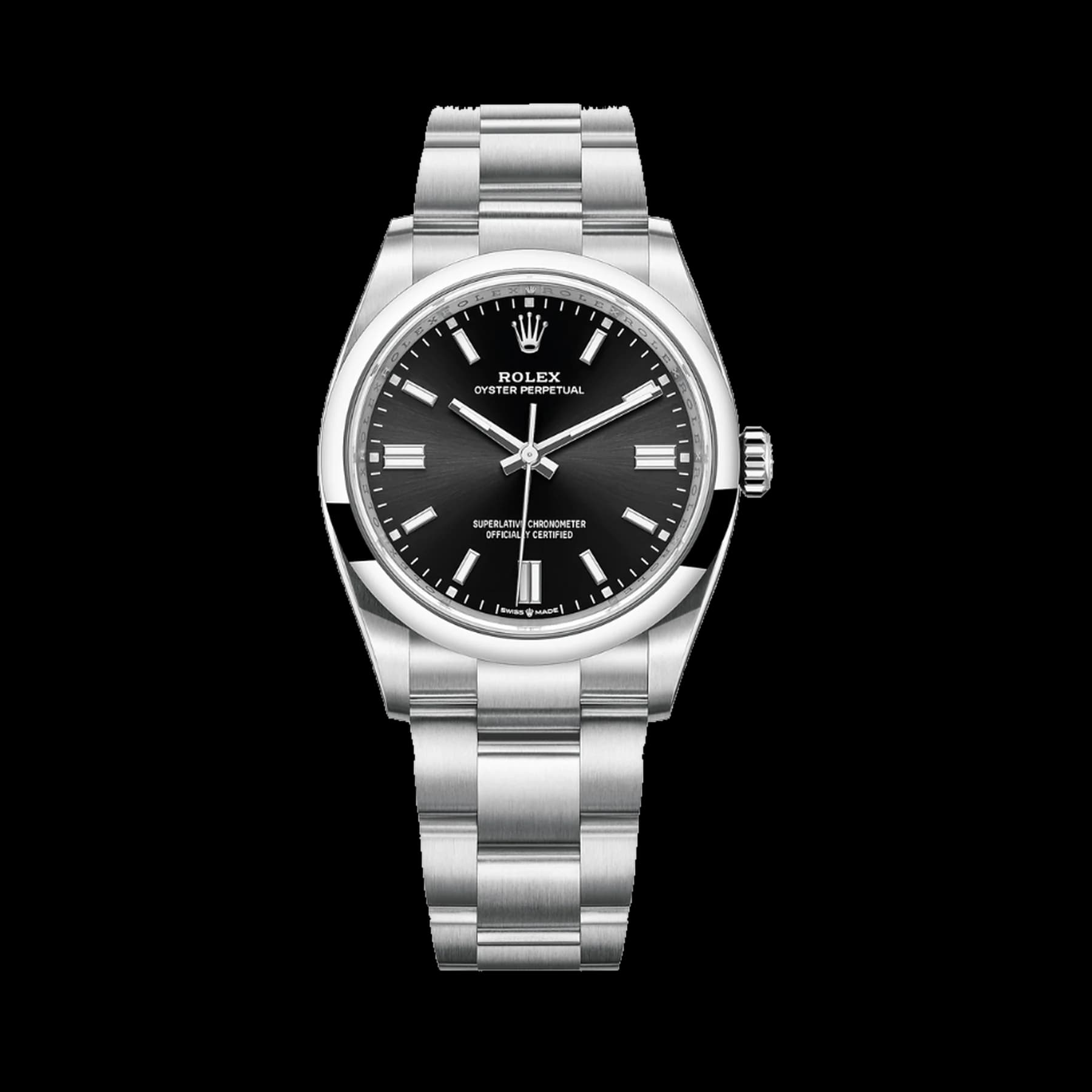 Rolex Oyster Perpetual 36 126000 Stainless Steel Black Dial