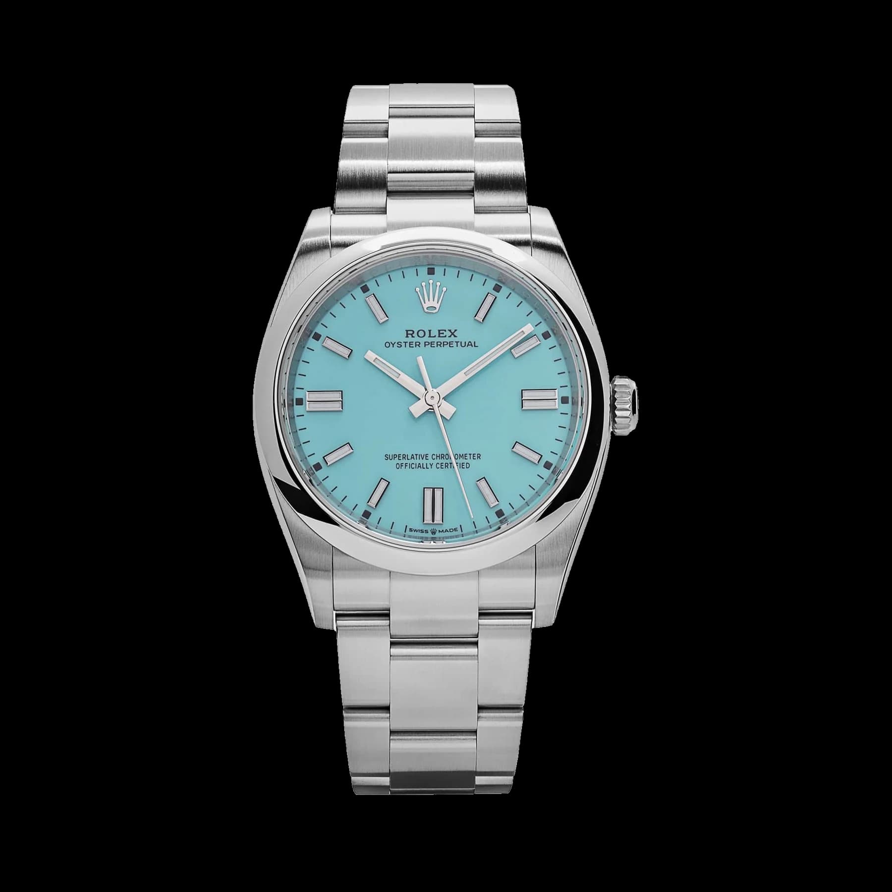Rolex Oyster Perpetual 36 126000 Stainless Steel Turquoise Dial