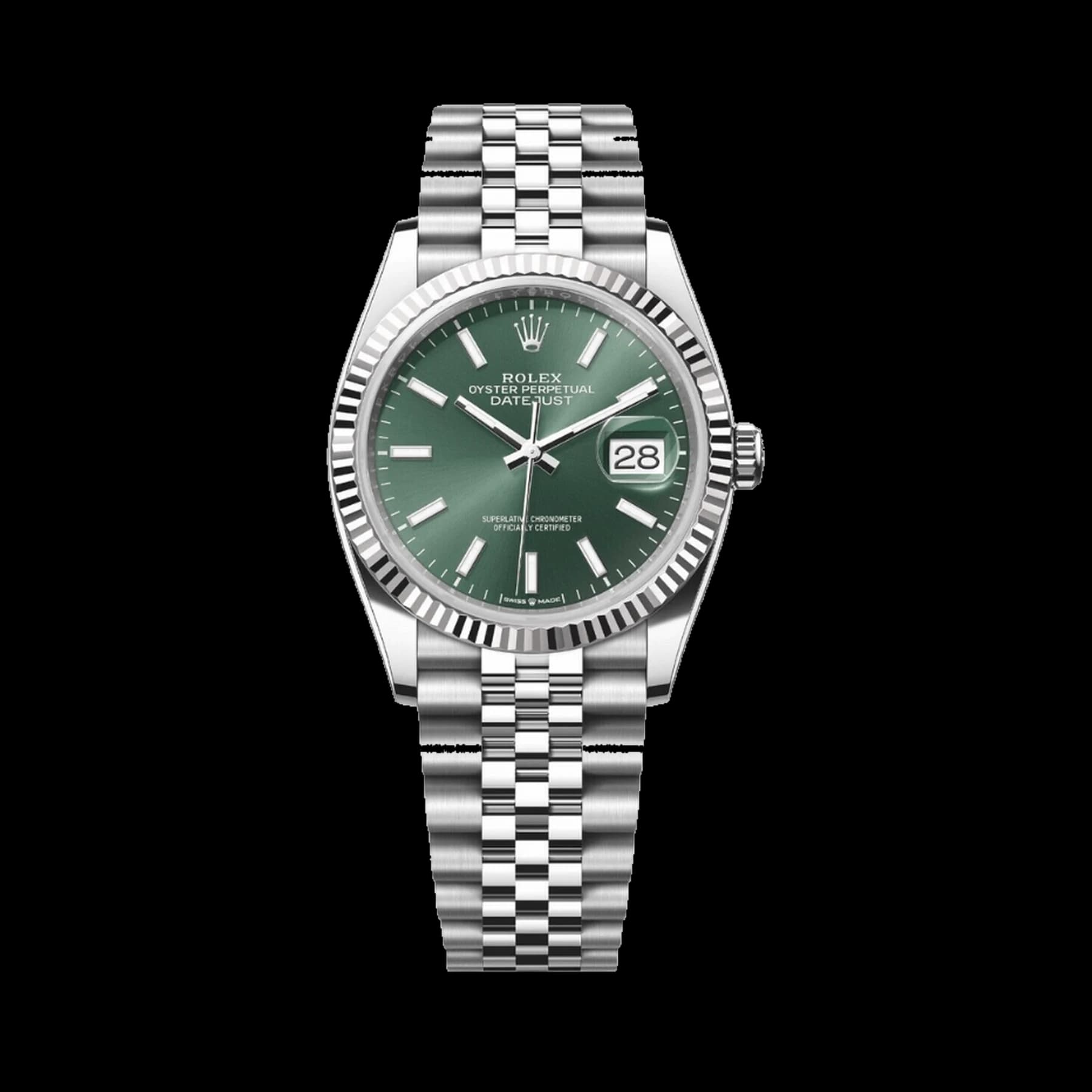 Rolex Datejust36 126234 Stainless Steel Mint Green Dial Jubilee (2024)