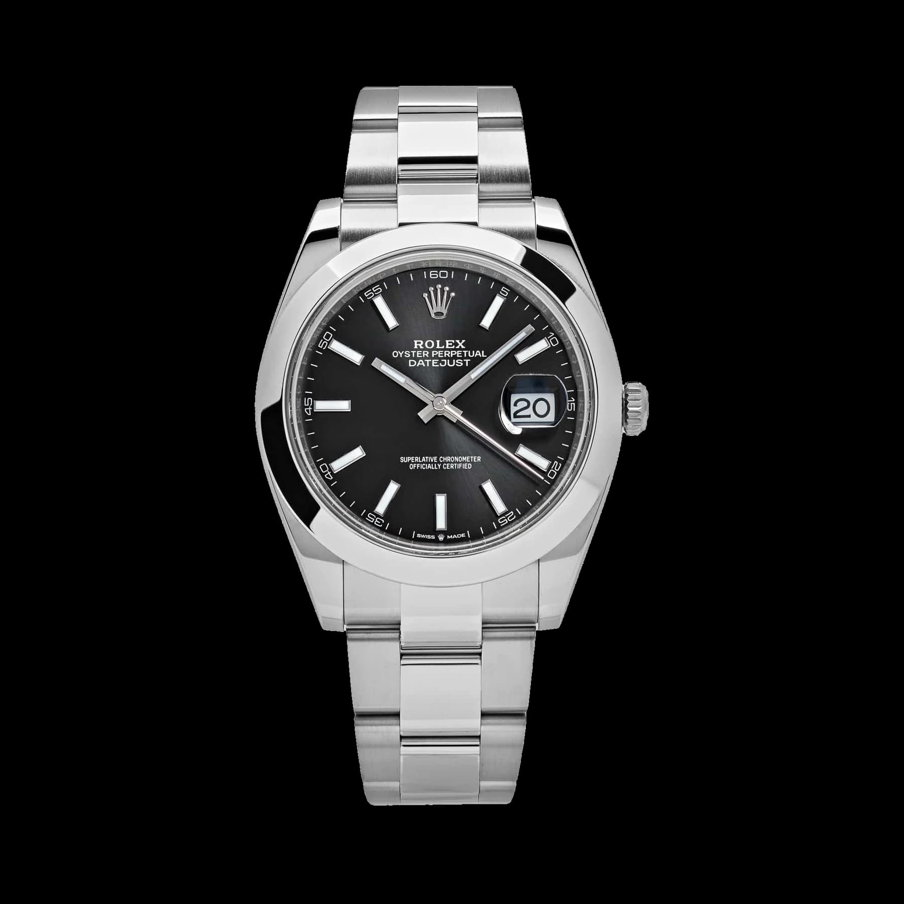 Rolex Datejust 41 126300 Stainless Steel Black Dial Oyster