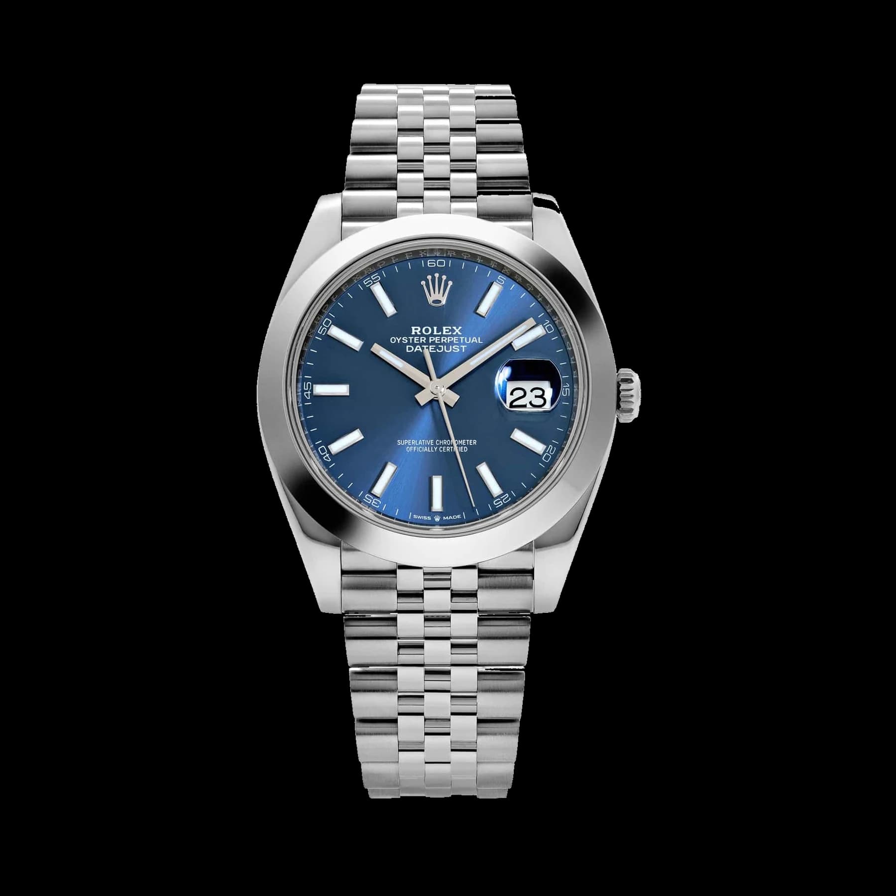 Rolex Datejust 41 126300 Stainless Steel Blue Dial Jubilee (2025)