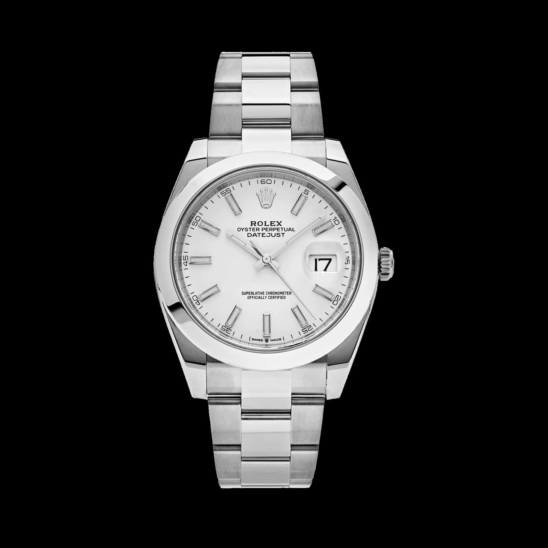 Rolex Datejust 41 126300 Stainless Steel White Dial Oyster