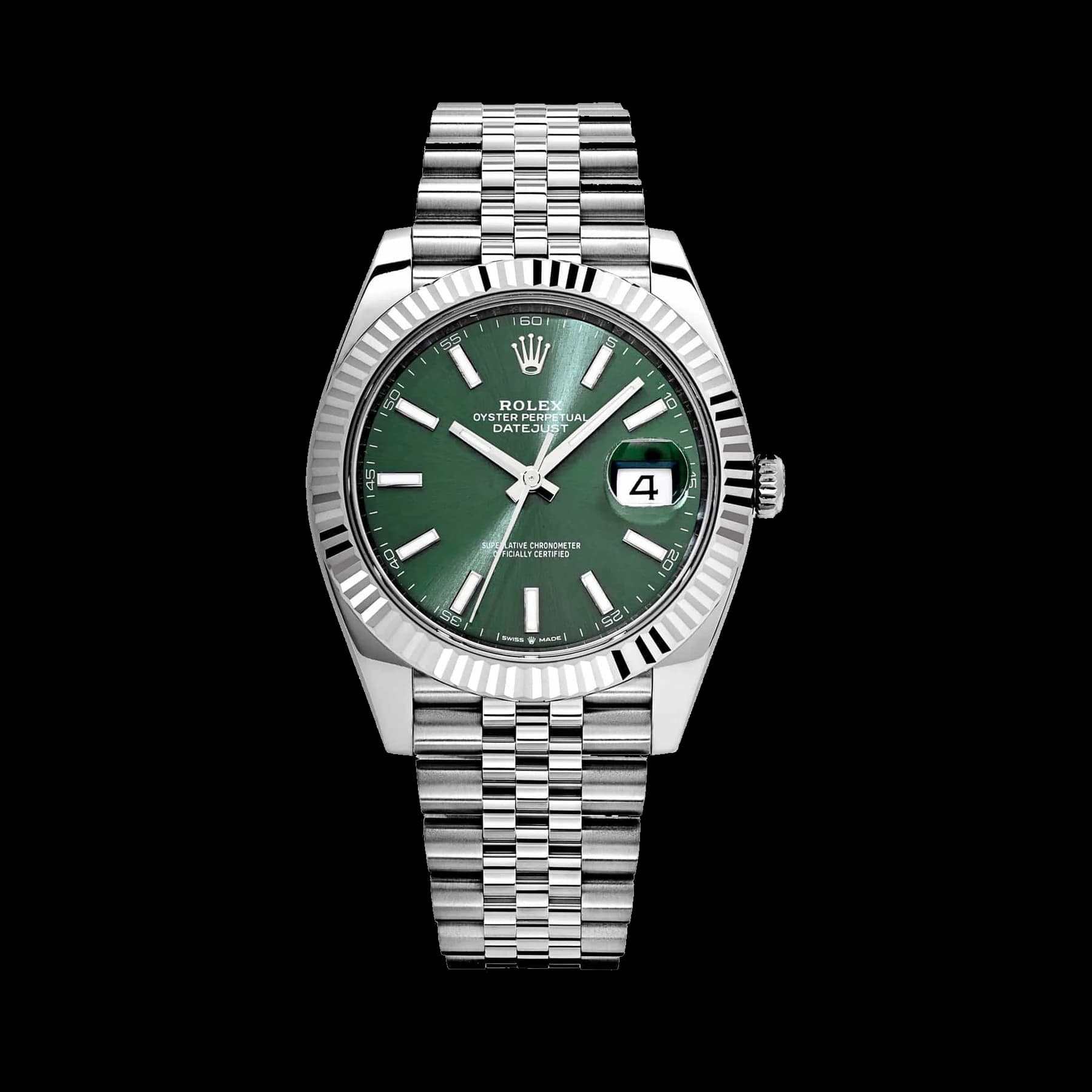 Rolex Datejust 41 126334 Stainless Steel Mint Green Dial Jubilee (2025)