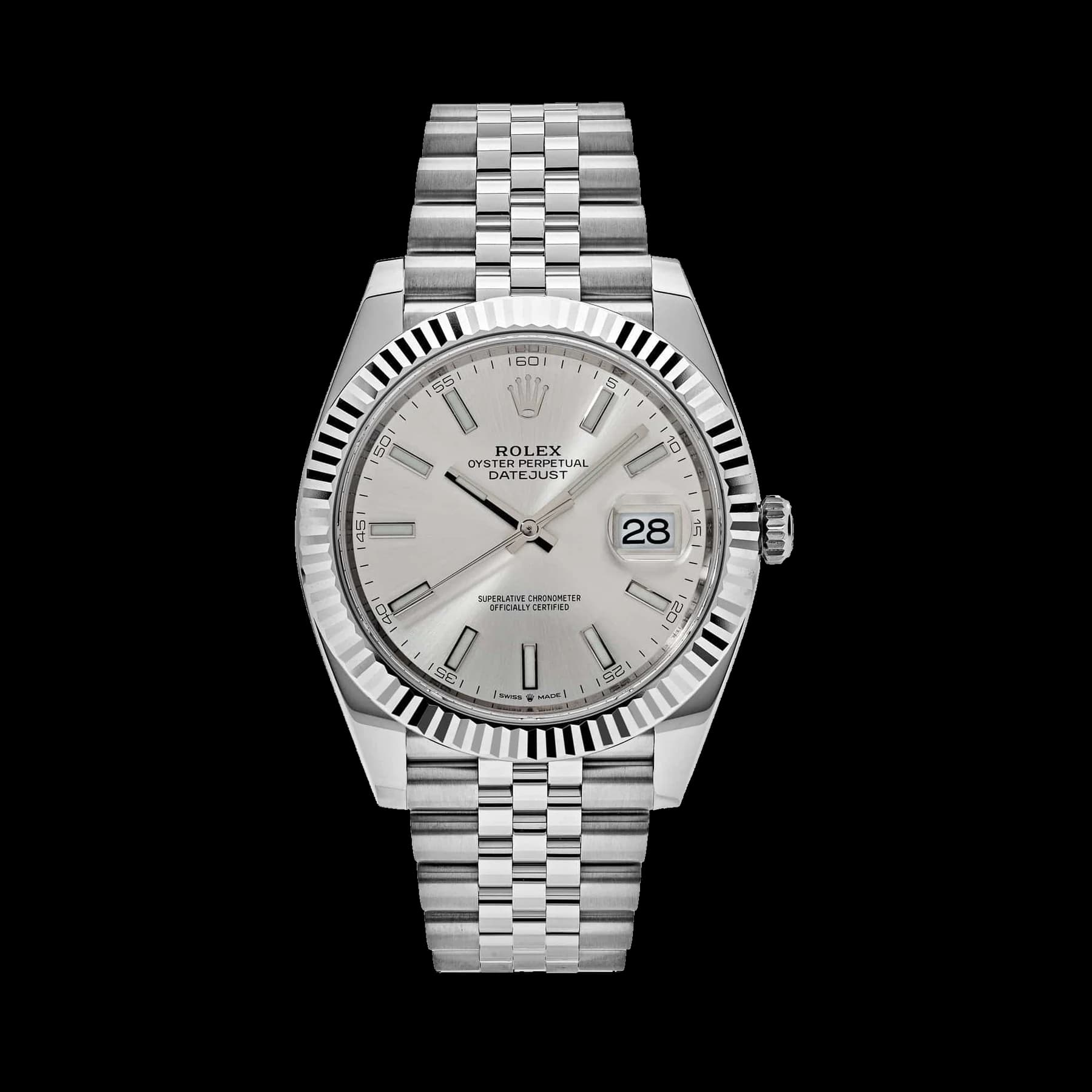 Rolex Datejust 41 126334 Stainless Steel Silver Dial Jubilee