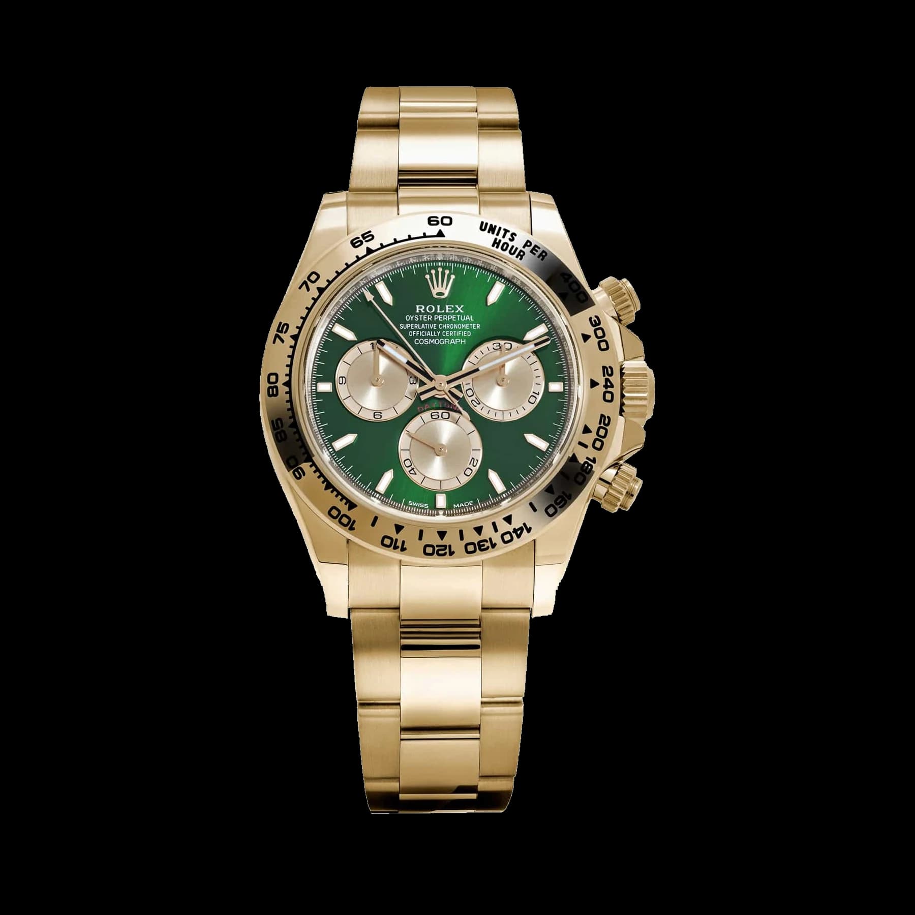 Rolex Daytona 126508 'John Mayer 2.0' Yellow Gold Bright Green and Golden Dial (2025)